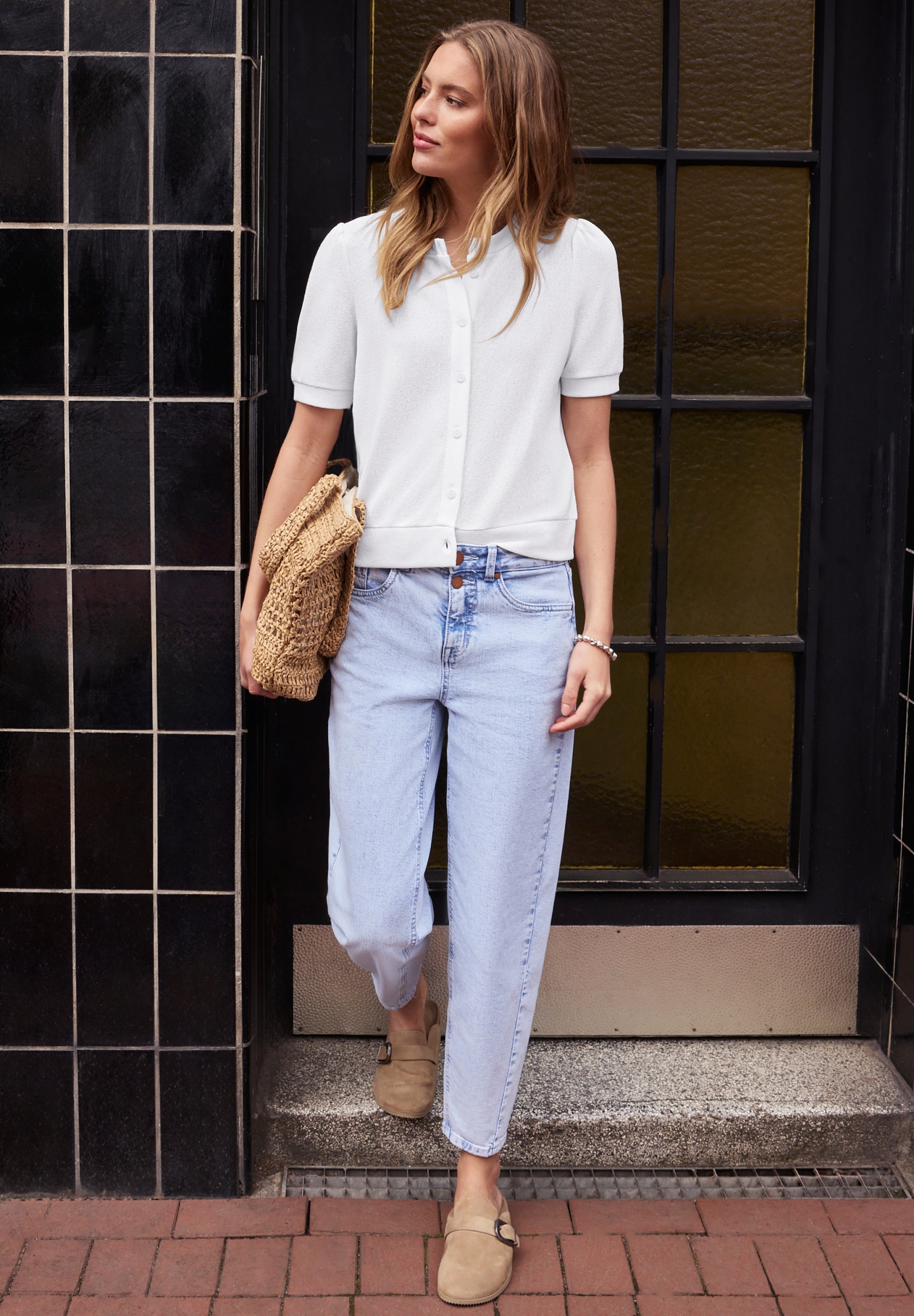 knit look short jacket #5
