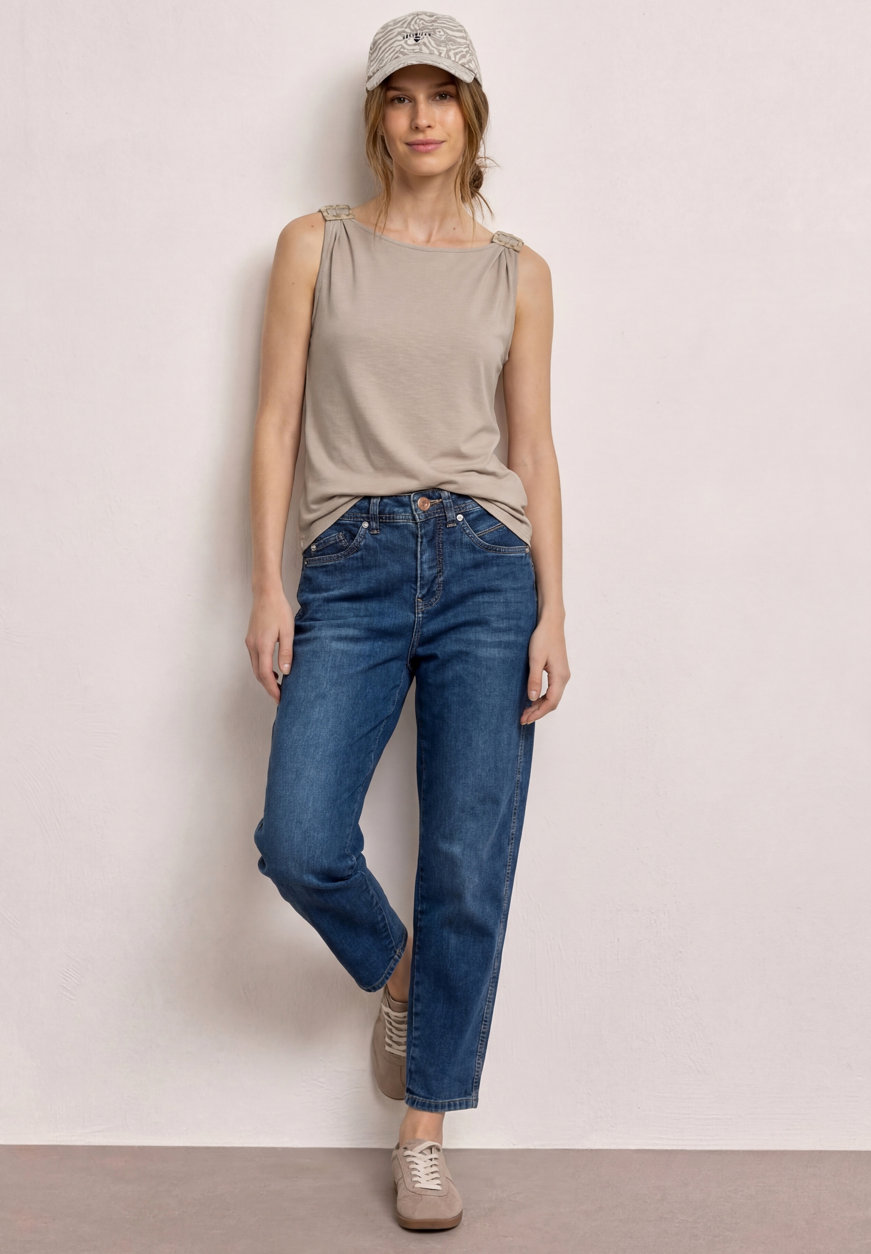 LTD QR slub jersey top w.shoul #5