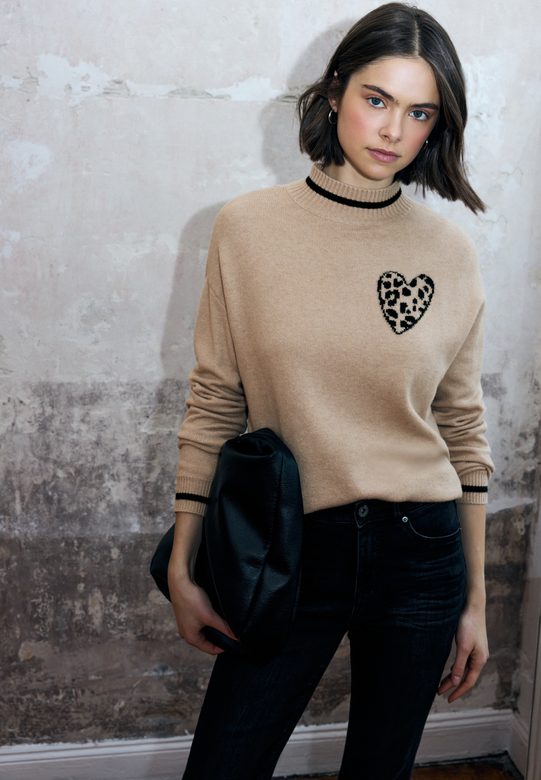leo heart jacquard sweater #3