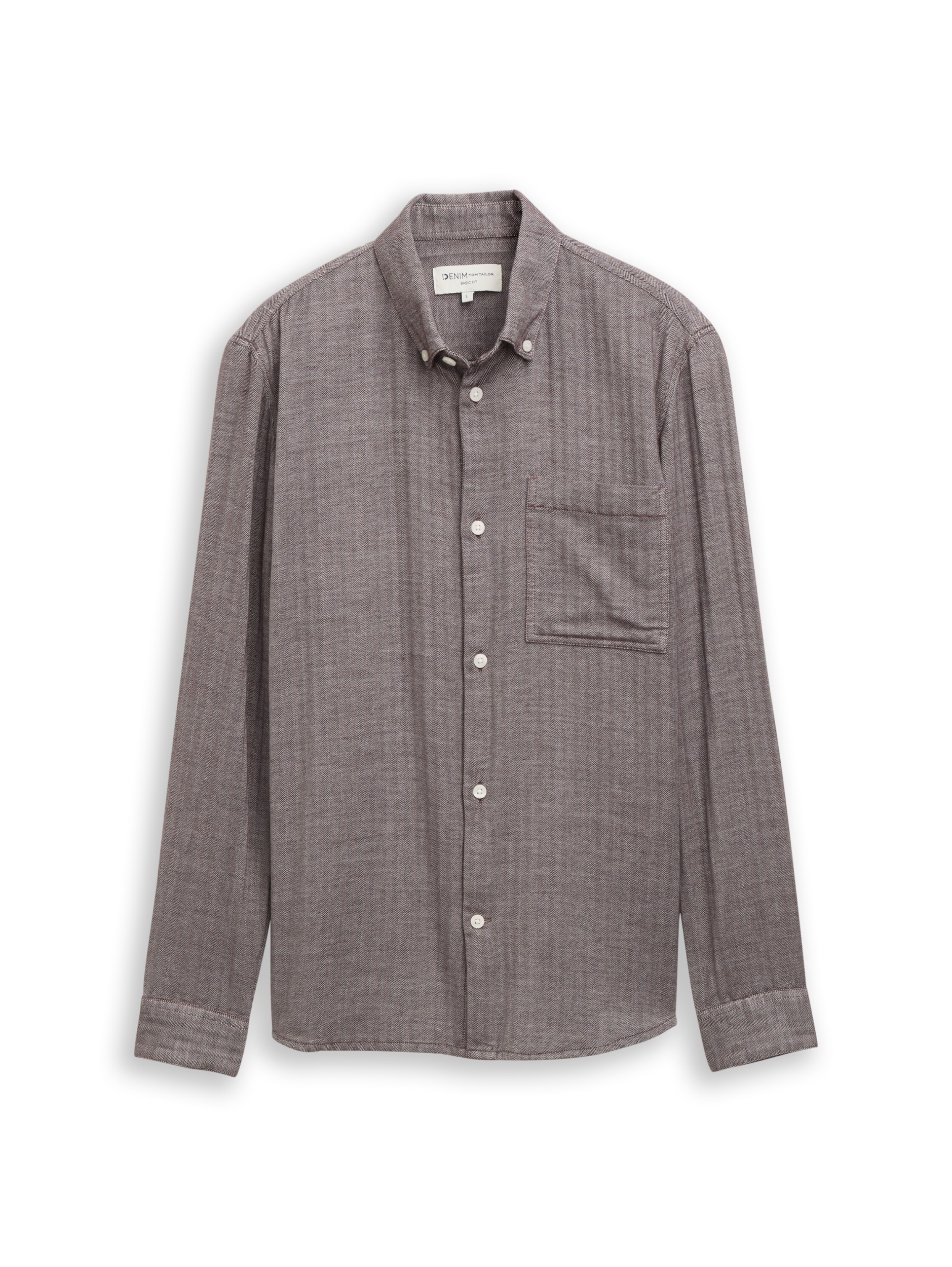 herringbone structured shirt #1