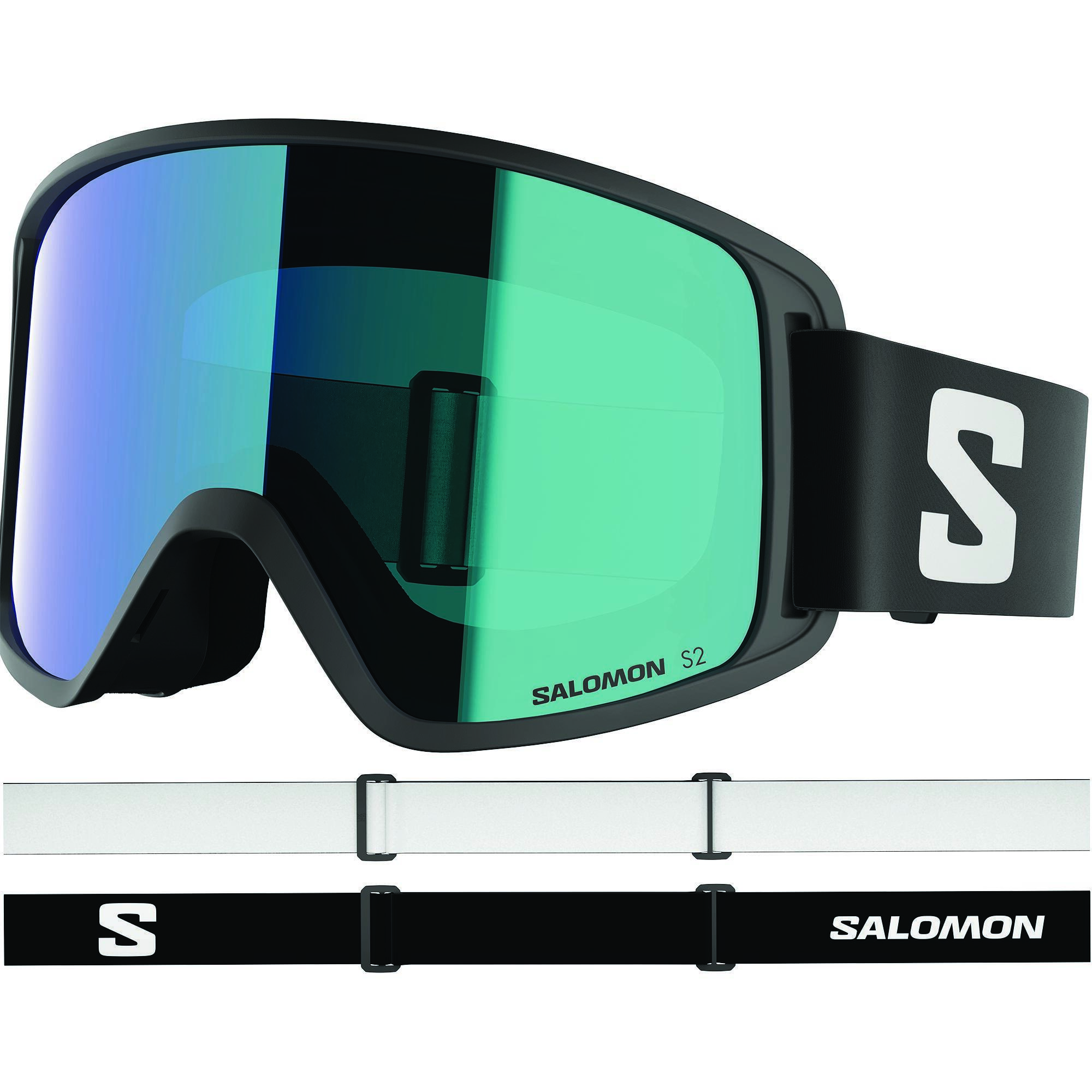 GOGGLES FORCE L Black/Univ Mid Blue #1