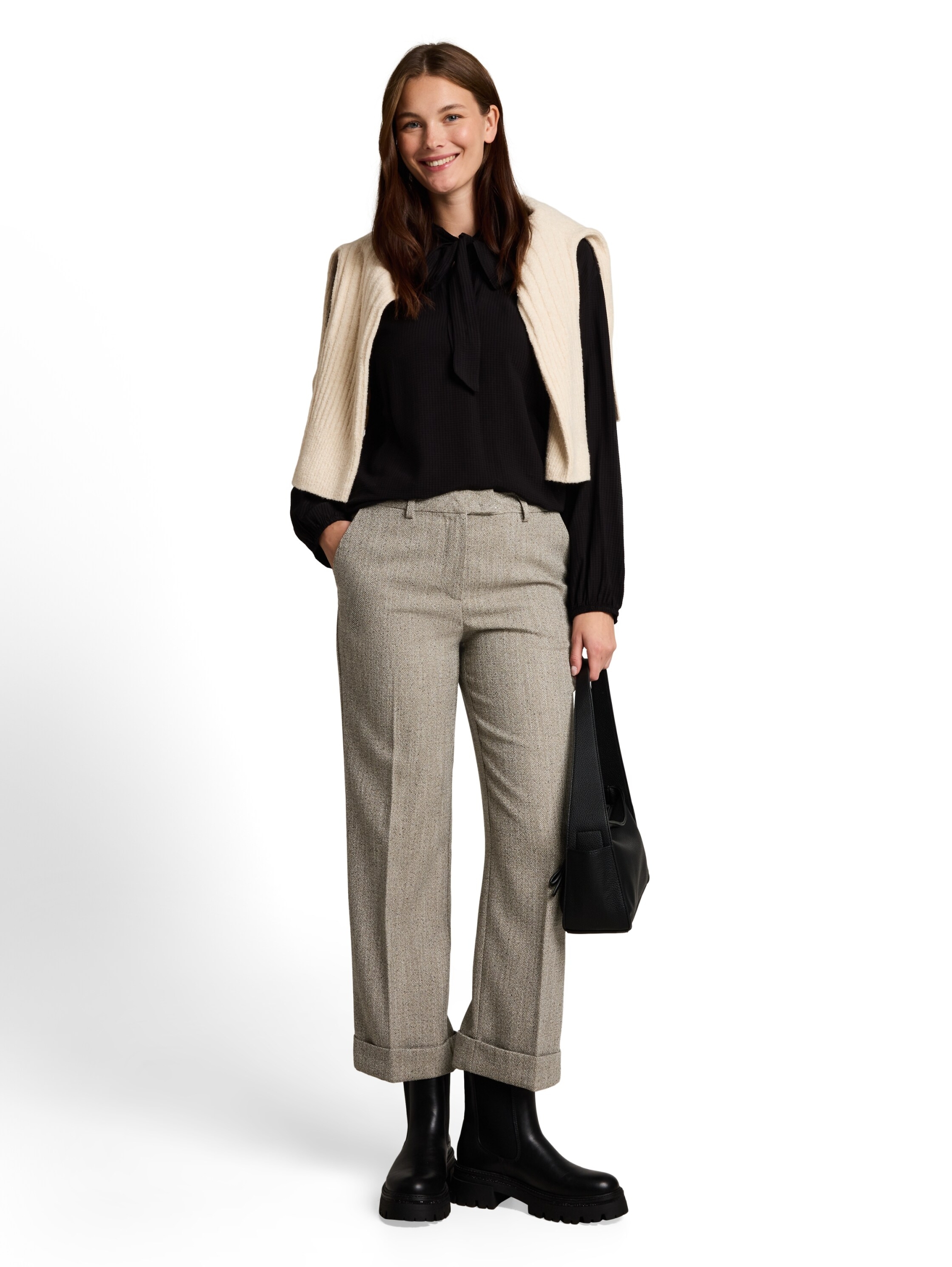 cropped straight leg pants str #5