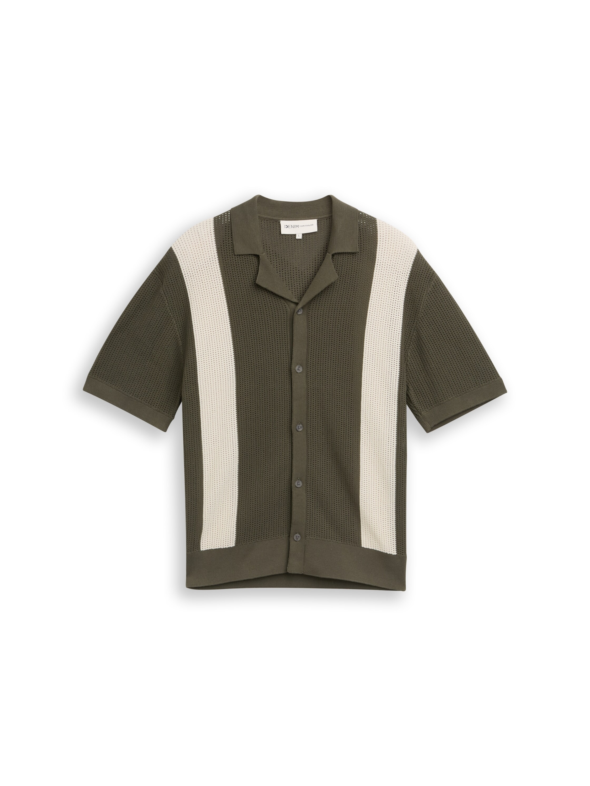 open knit polo #1