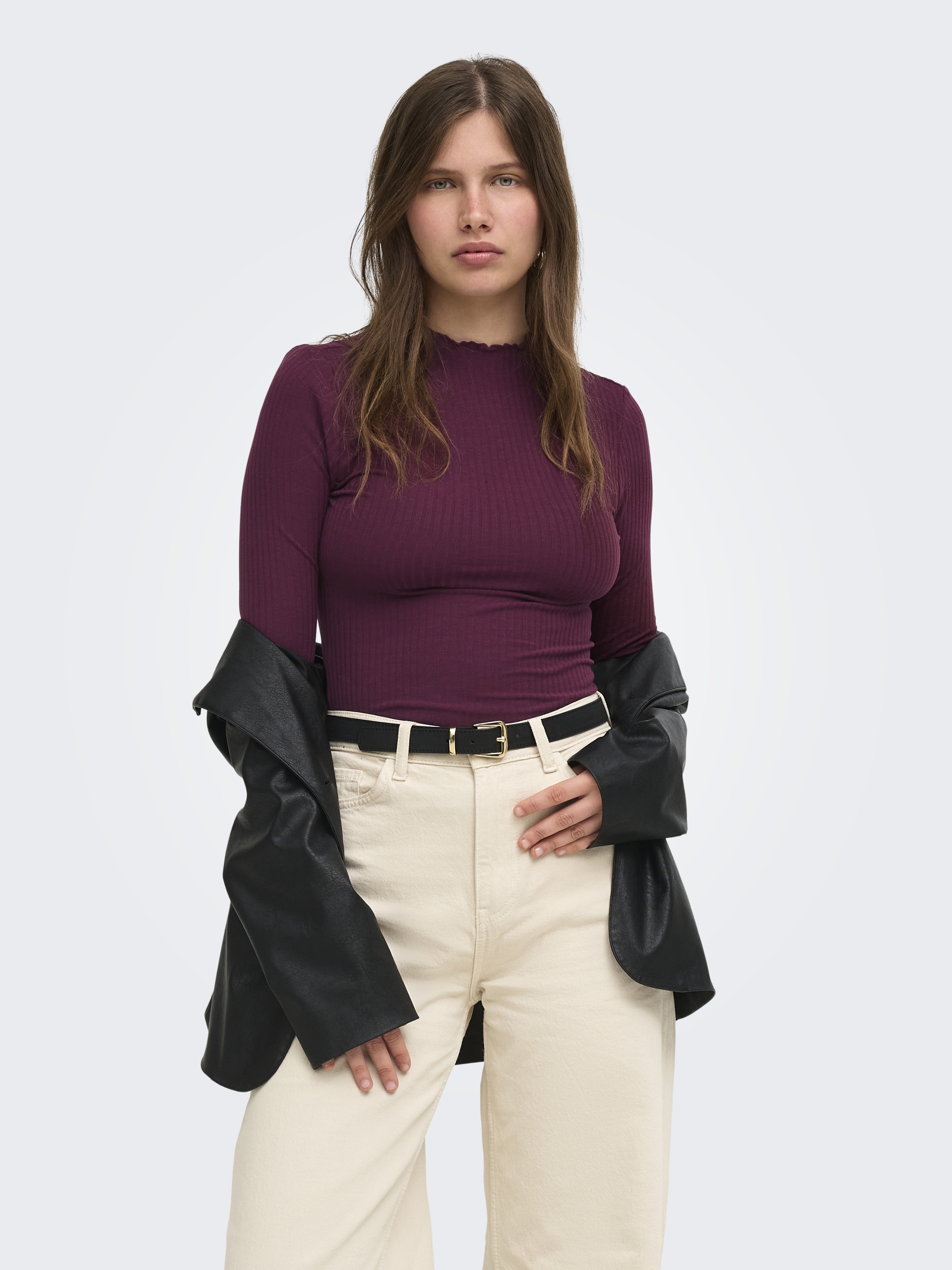 ONLEMMA L/S HIGH NECK TOP NOOS JRS #4