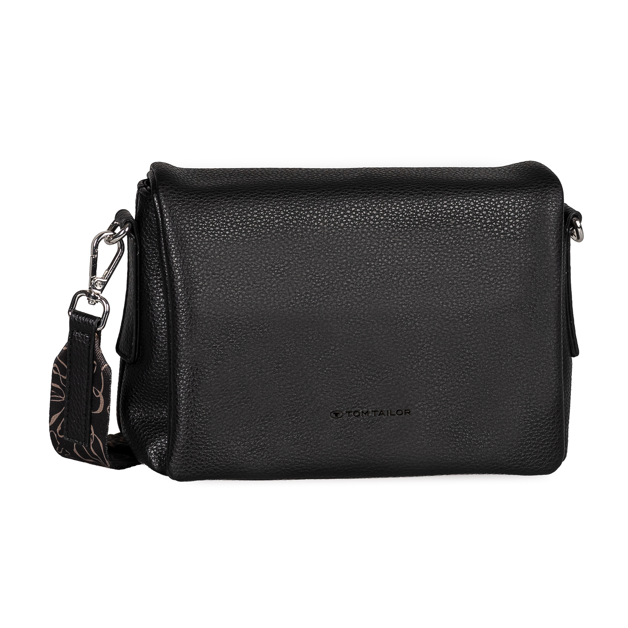 Orla, Flap bag S no zip, black #1