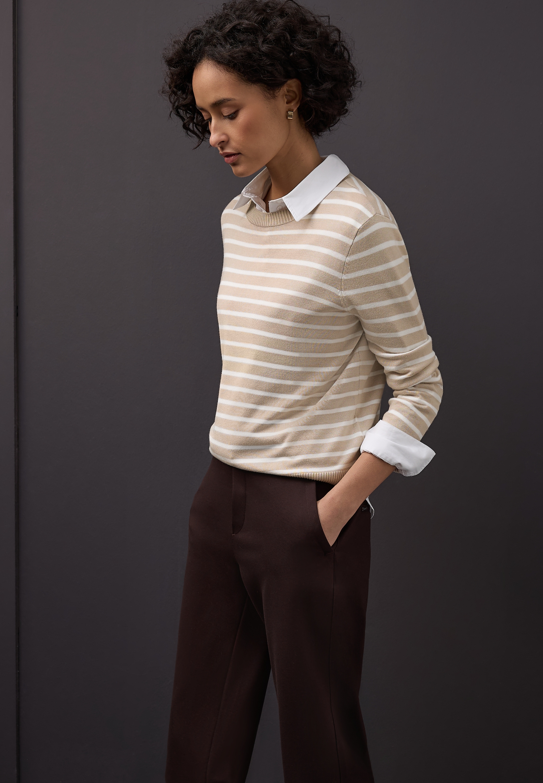 LTD QR_ basic sweater stripes #7