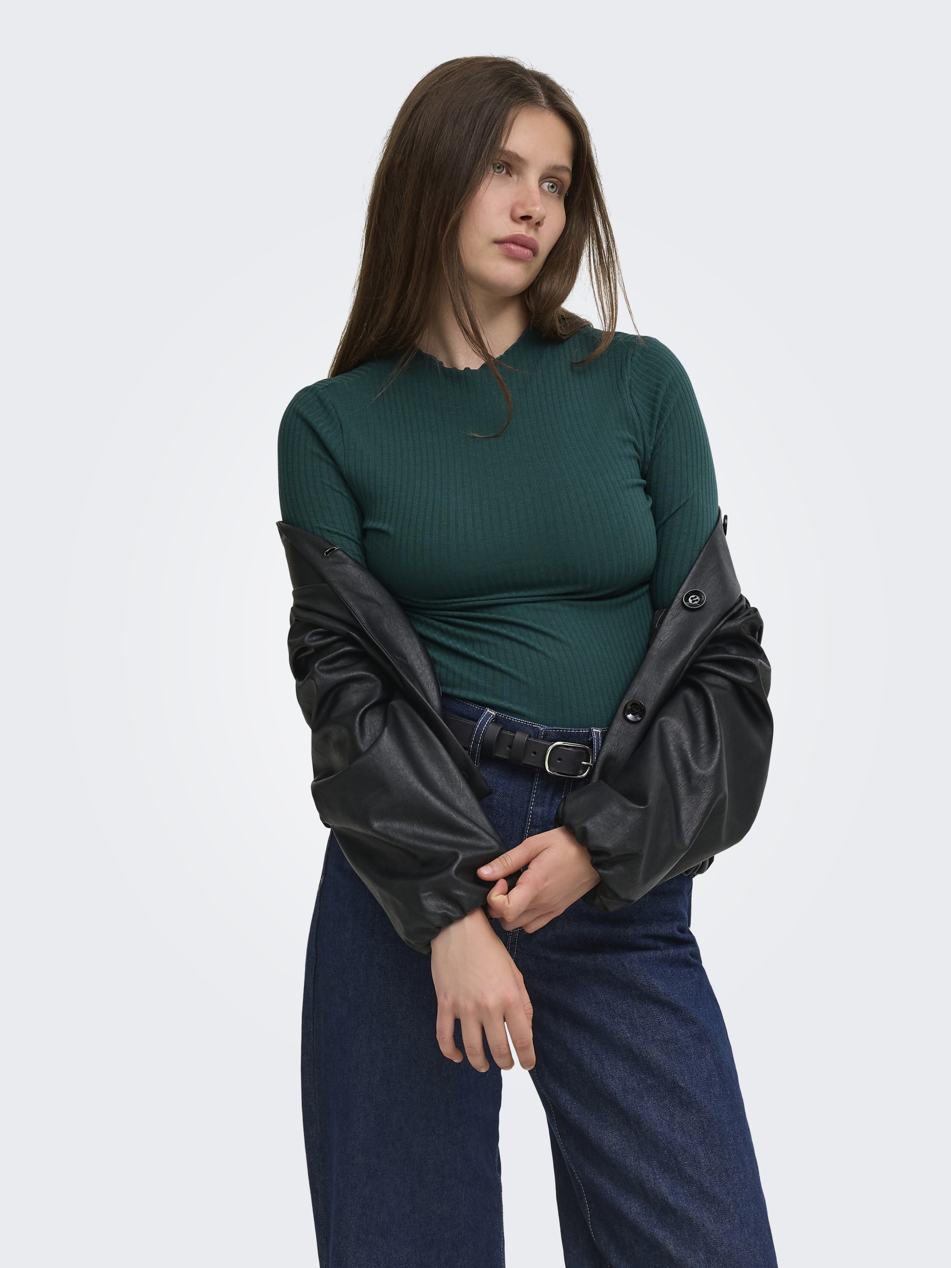 ONLEMMA L/S HIGH NECK TOP NOOS JRS #4