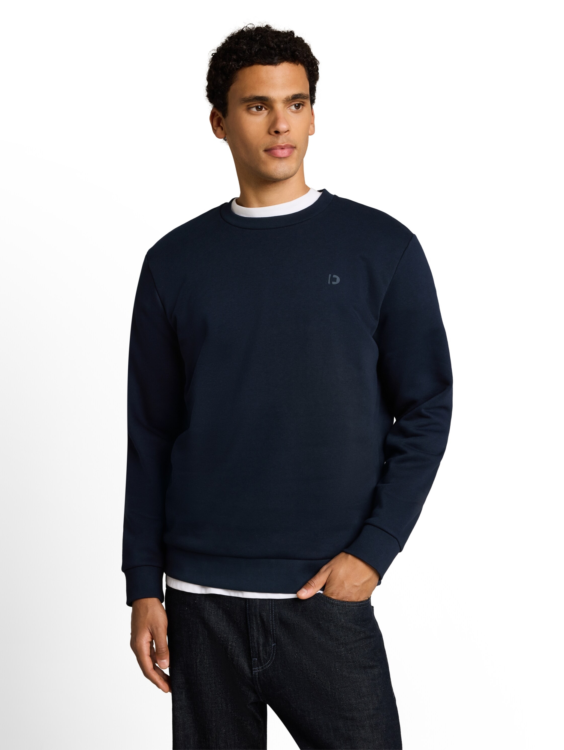 solid crew neck sweatshirt #5