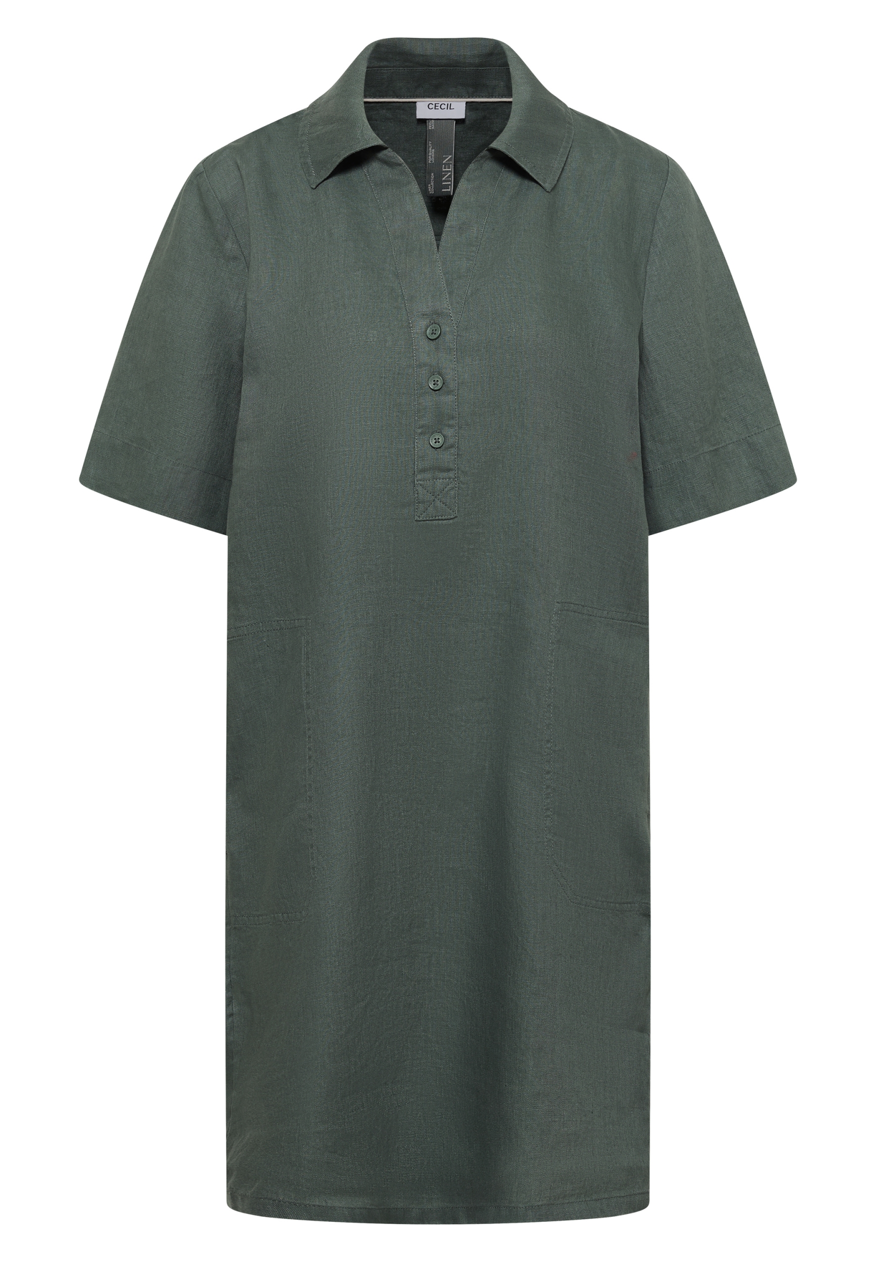 Linen Solid Dress #1