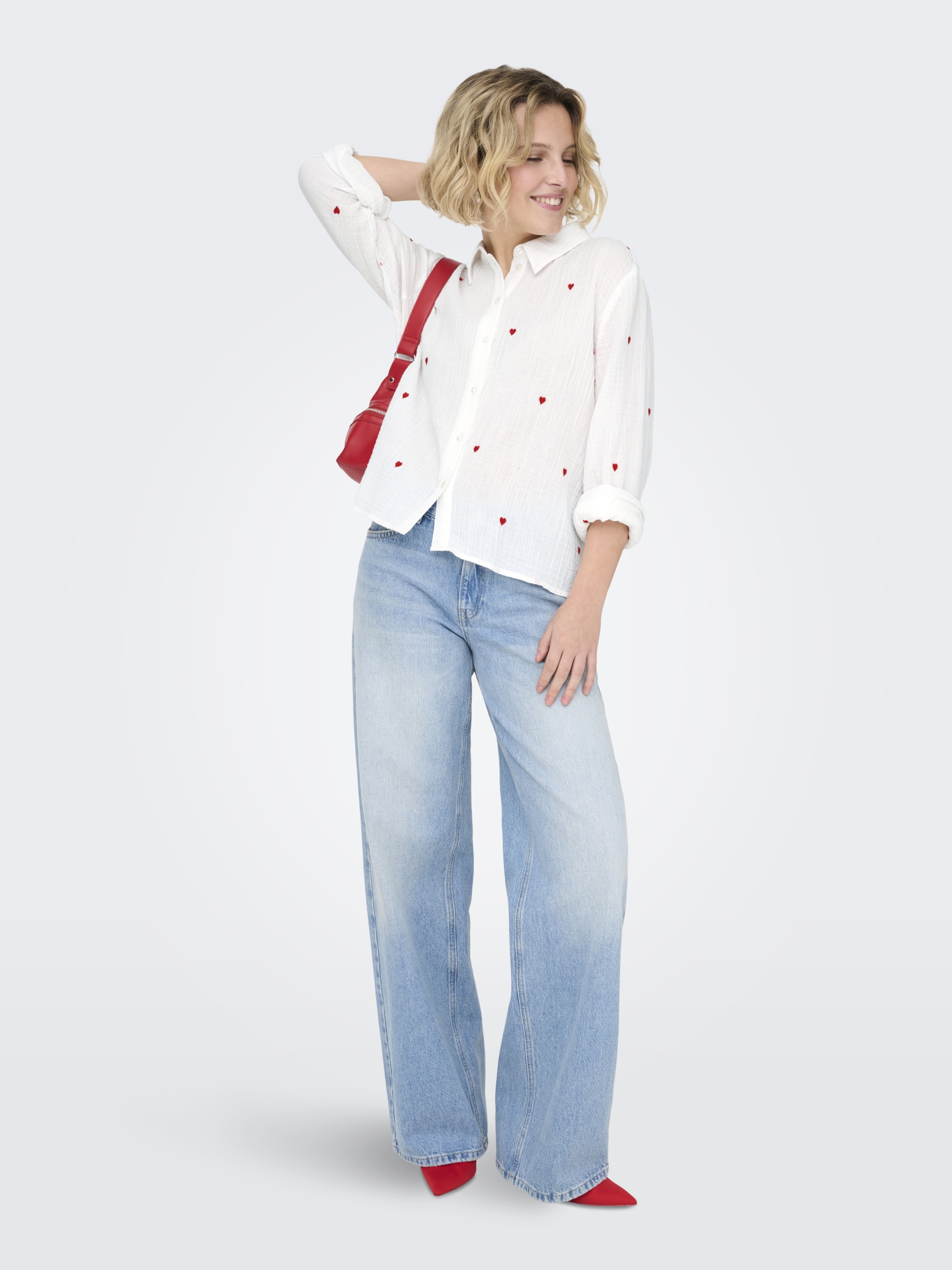 ONLHEART L/S SHIRT NOOS WVN #11