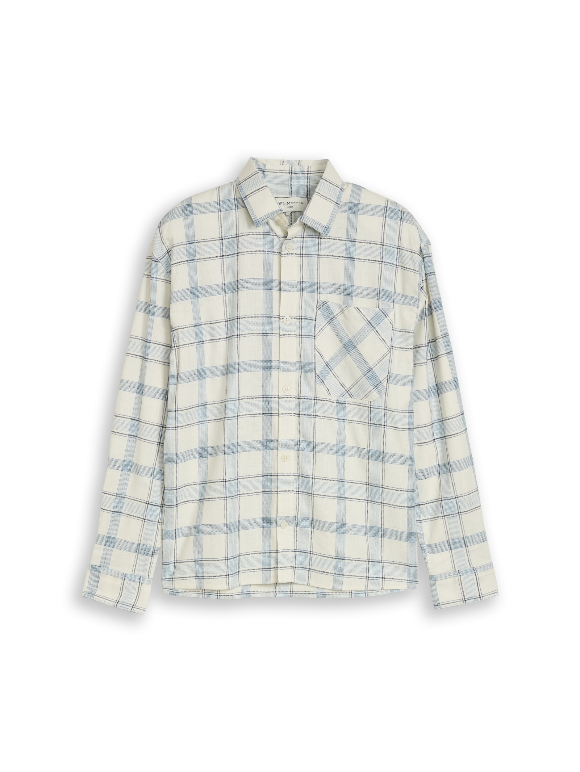 loose fit structured checked s #1