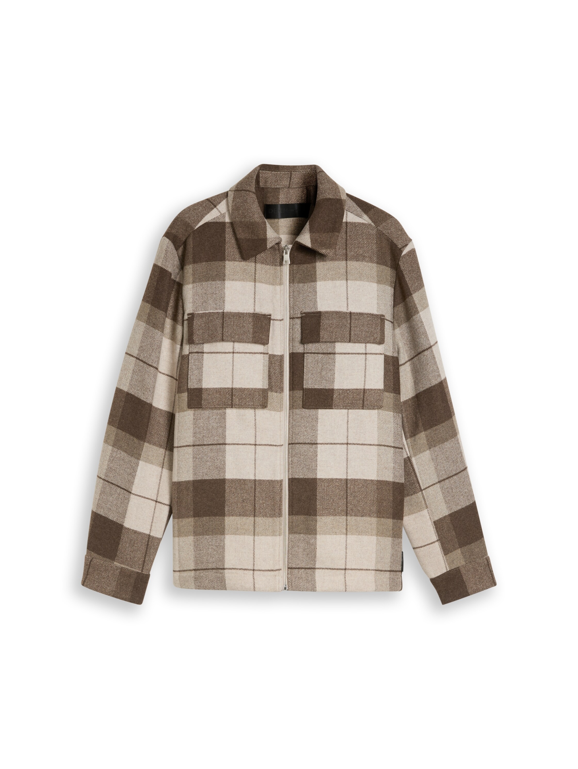 wool optic overshirt #1