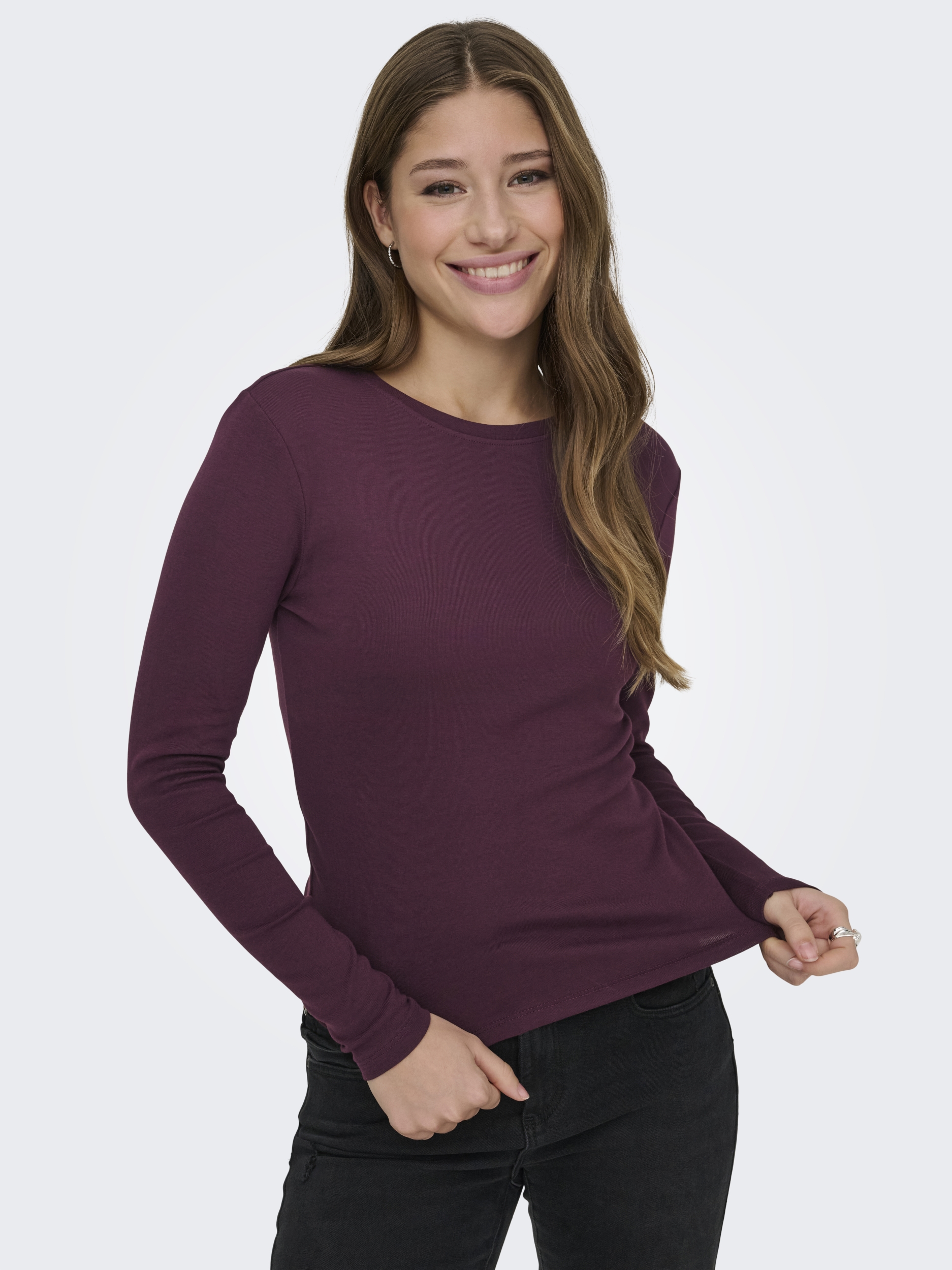 ONLRILEY O-NECK L/S TOP JRS NOOS #4