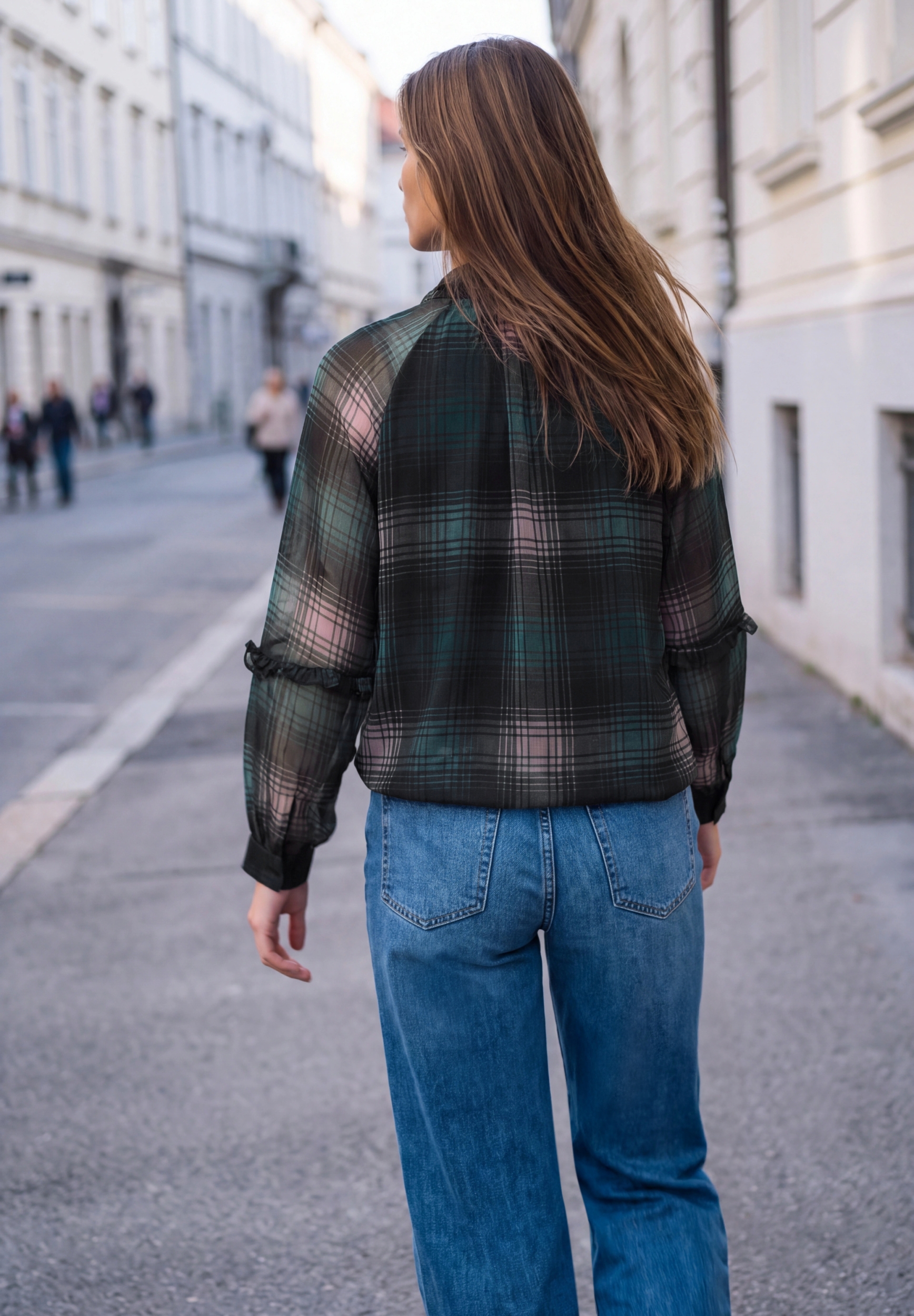 Studio_Raglan chiffon blouse w #4