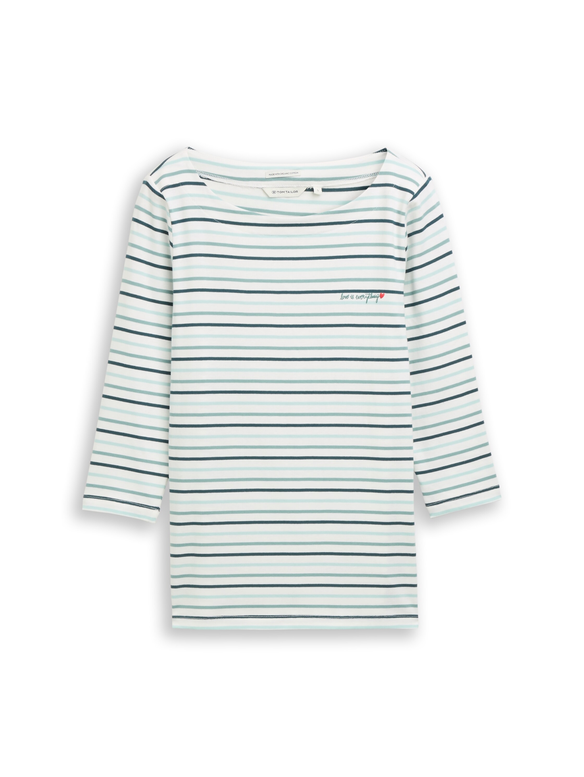T-shirt boat neck stripe #1