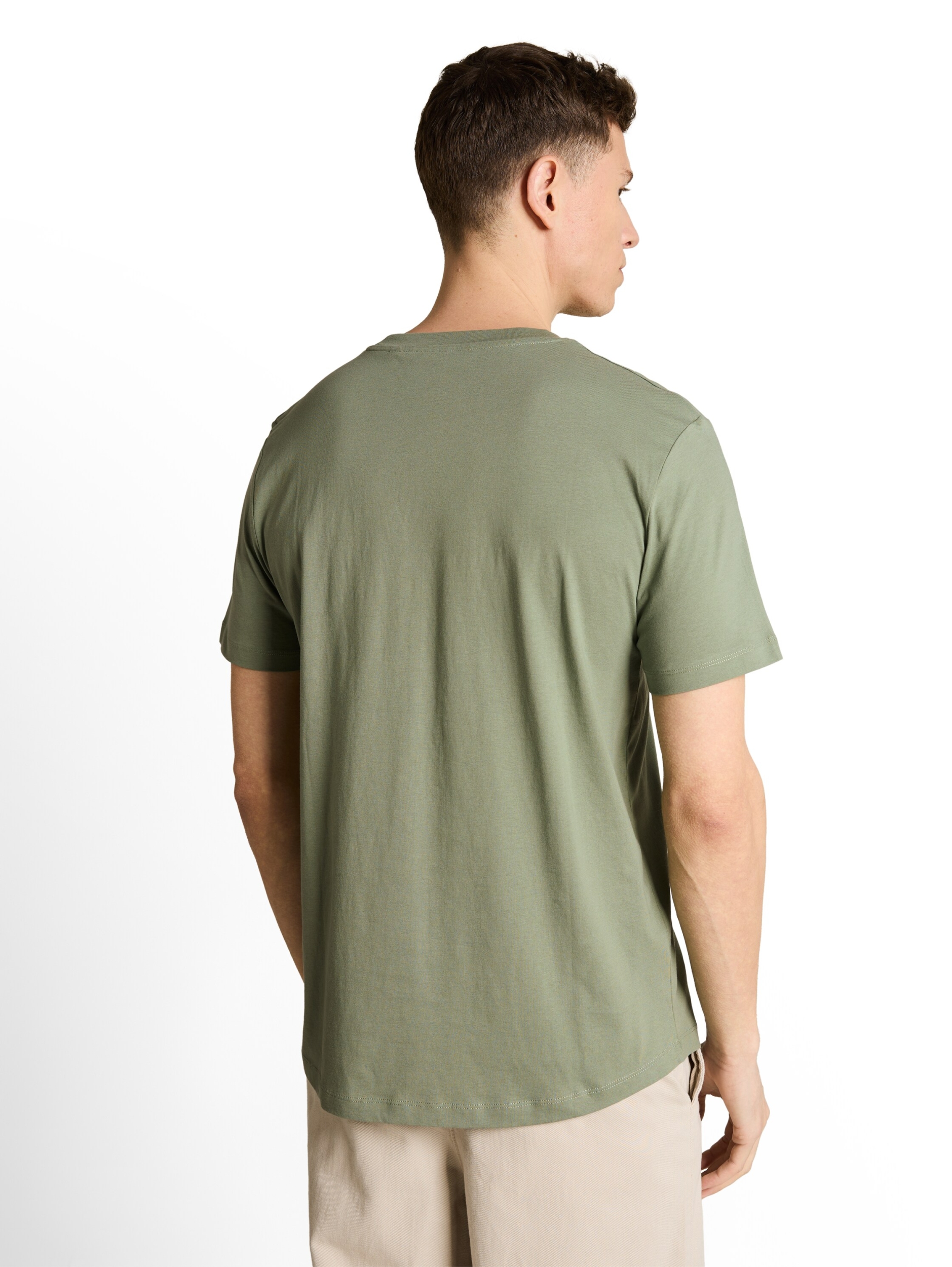 rounded hem printed t-shirt #4