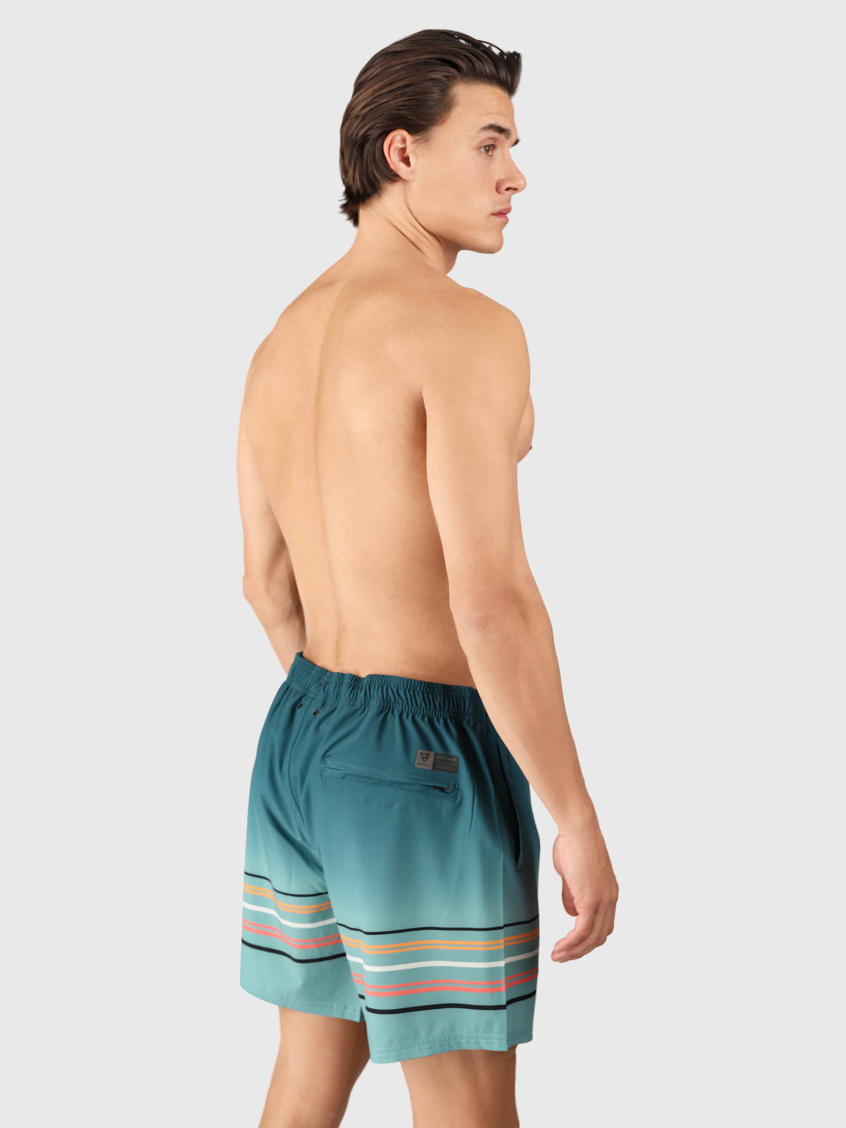 Bru-conic-Stripe Men Swim Shorts #2
