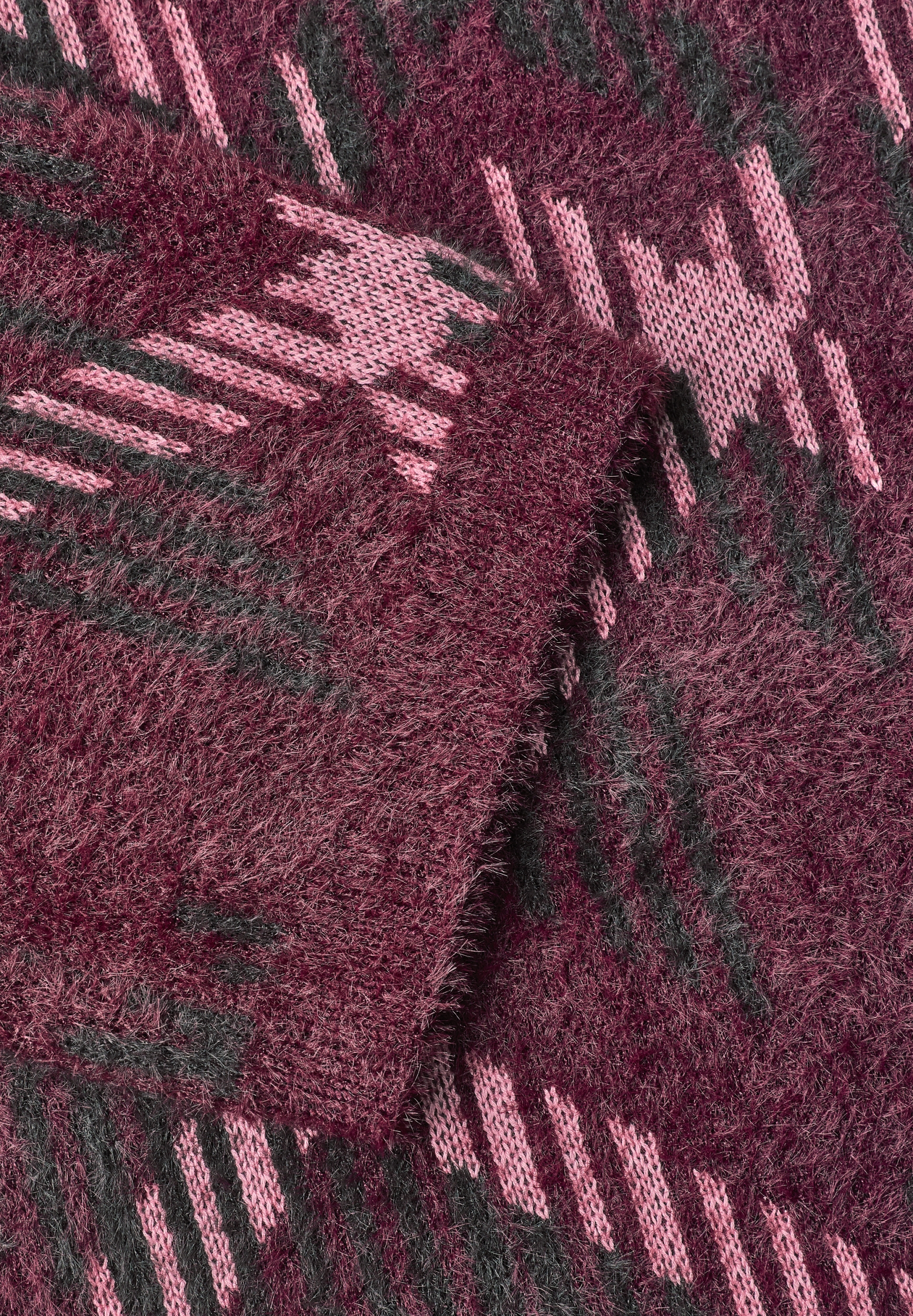 LTD QR_fluffy jacquard sweater #2