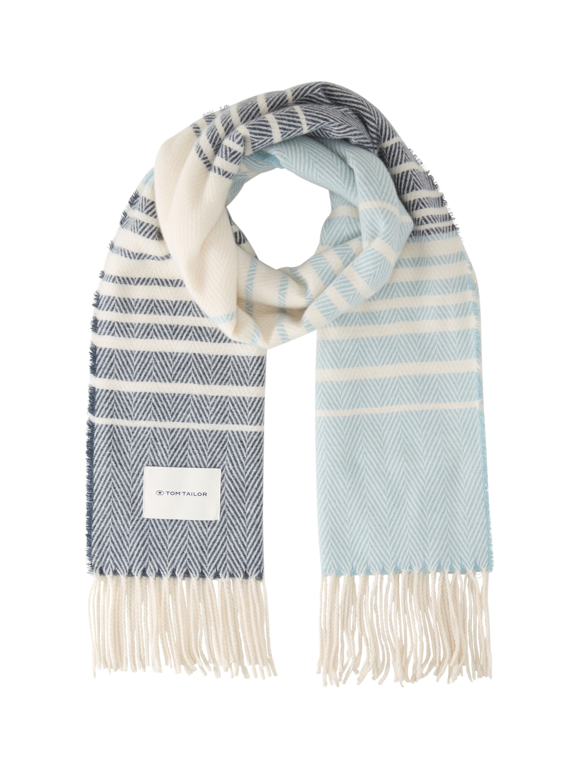 woven herringbone scarf #1