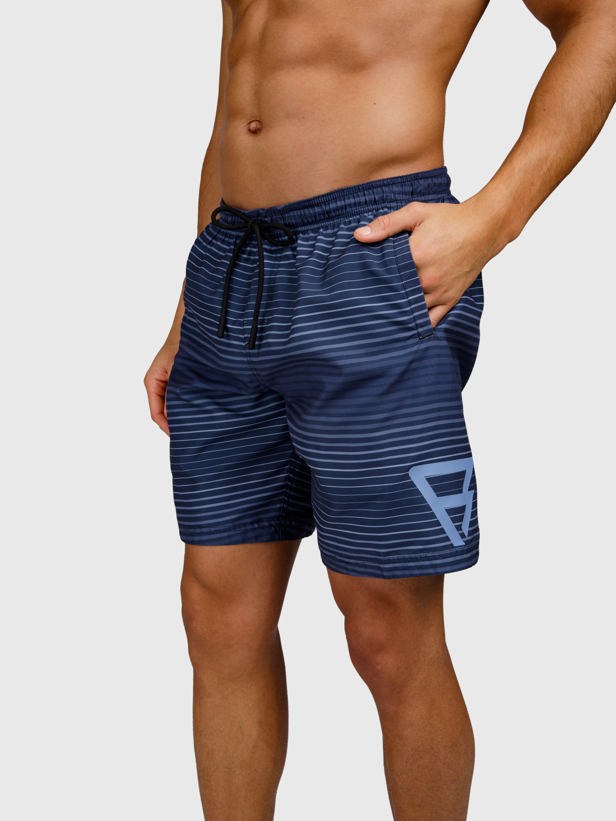 Cester-Stripe Men Swim Shorts #10