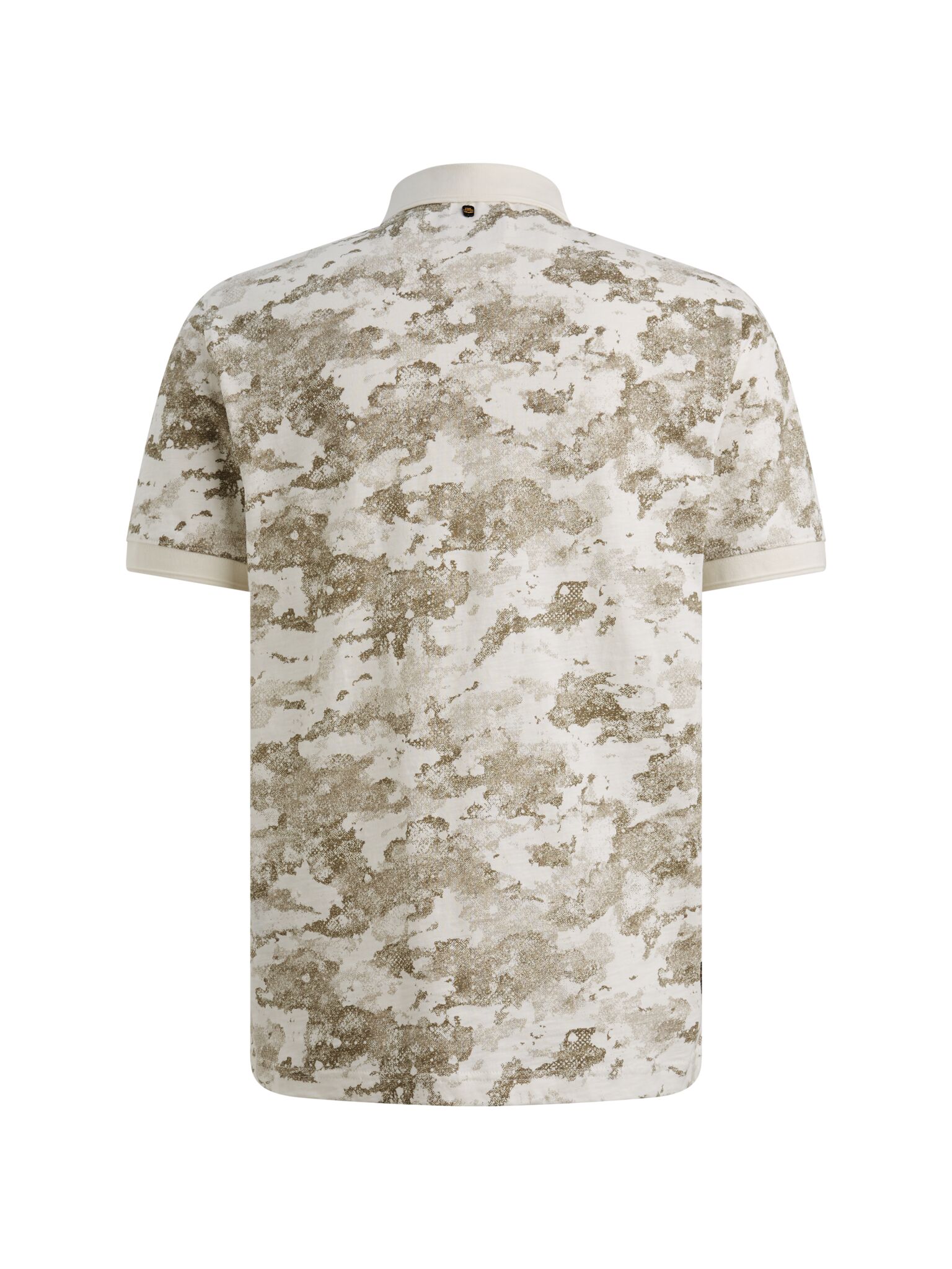 Short sleeve polo printed slub jer #2