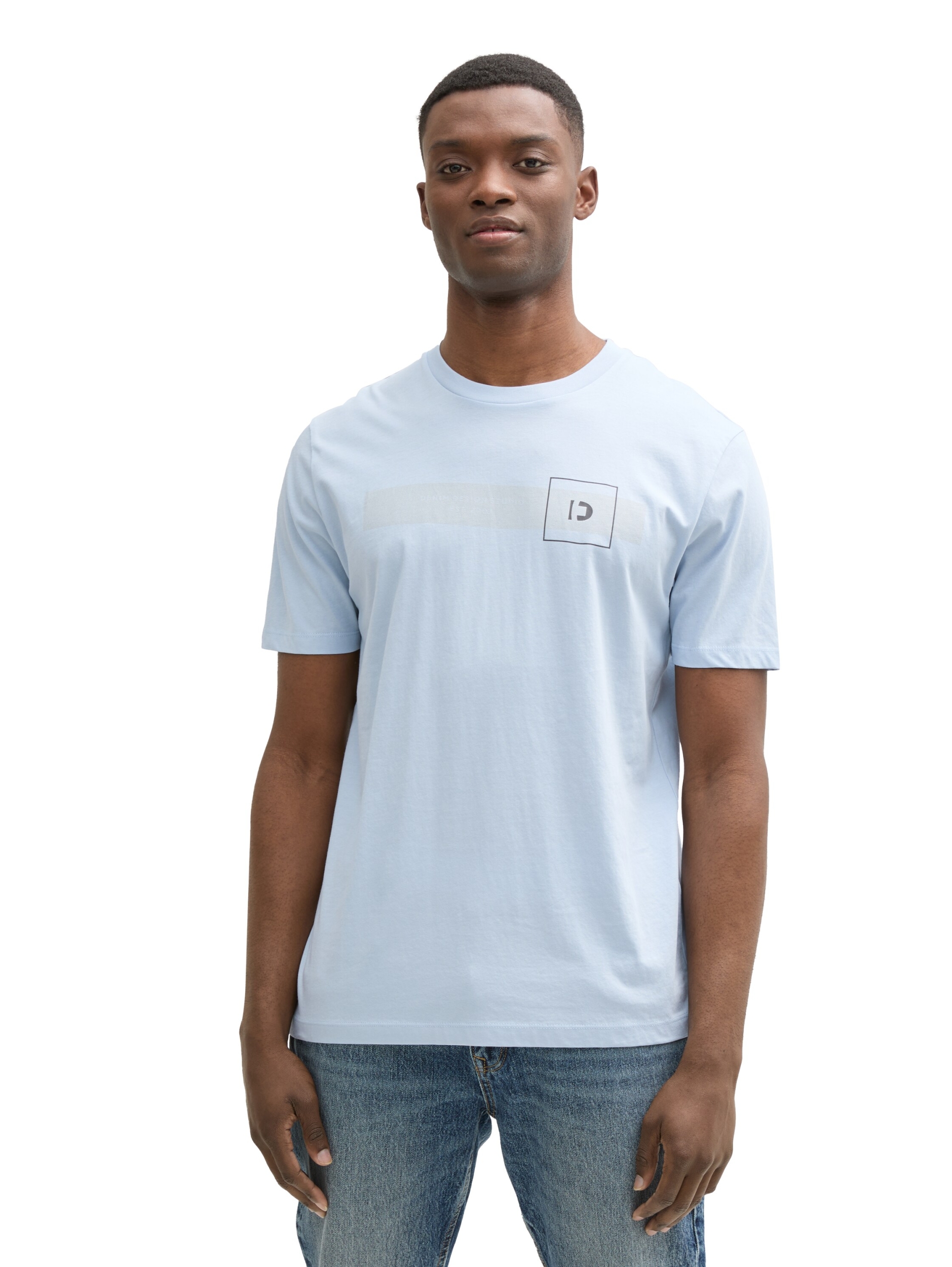 Basic T-Shirt mit Logo-Print #6