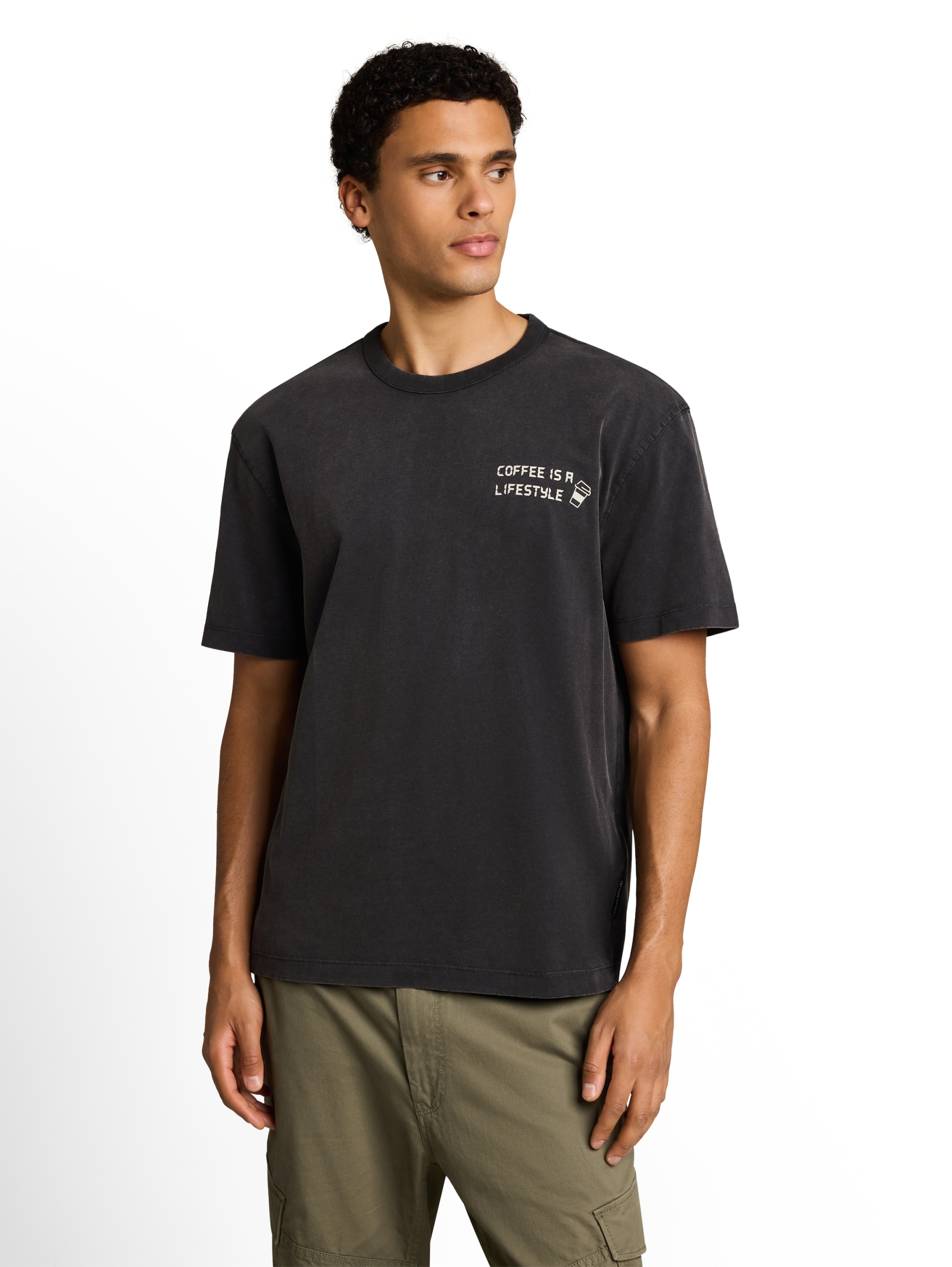relaxed overdye print t-shirt #5