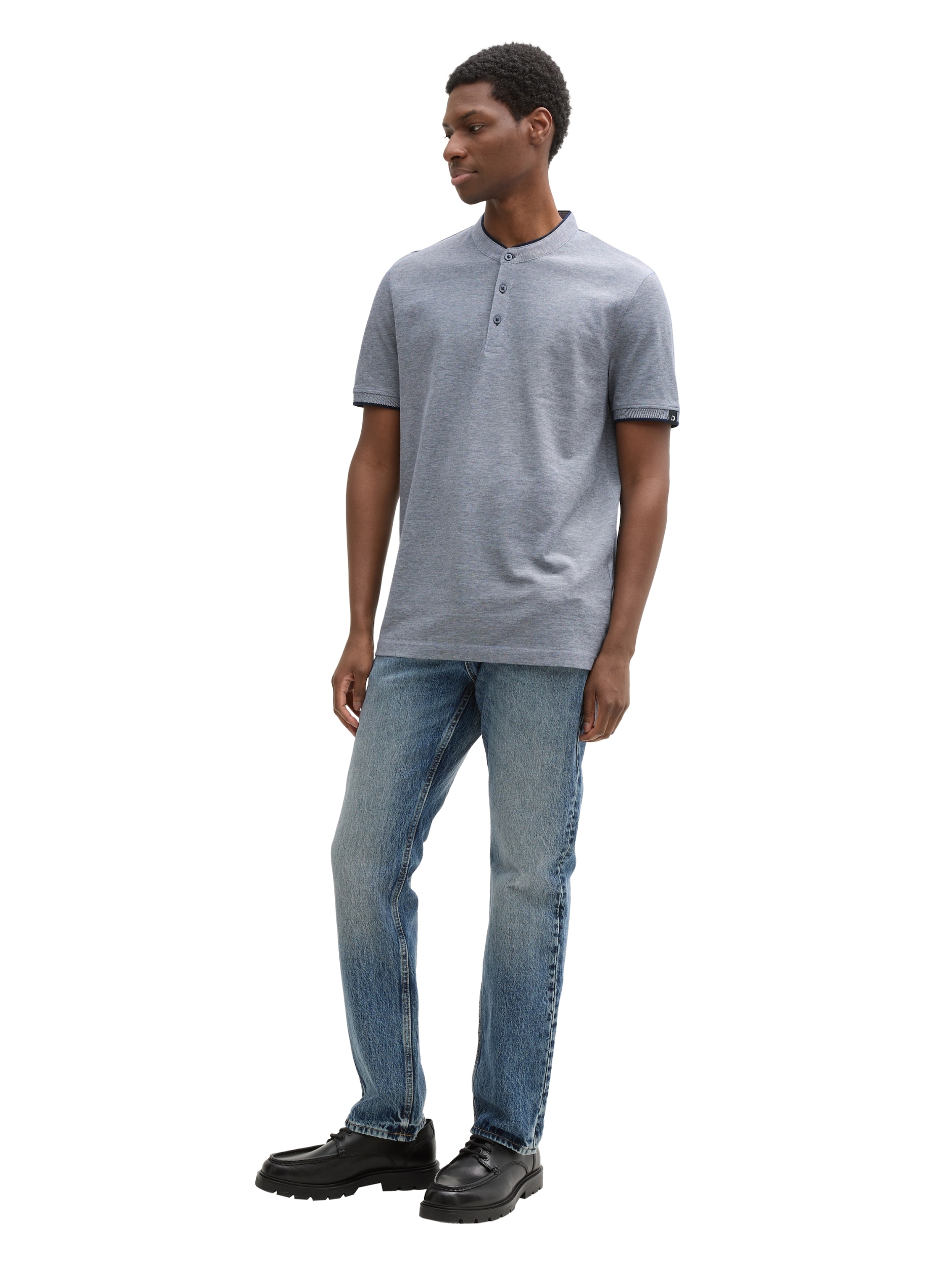 stand up collar polo #2