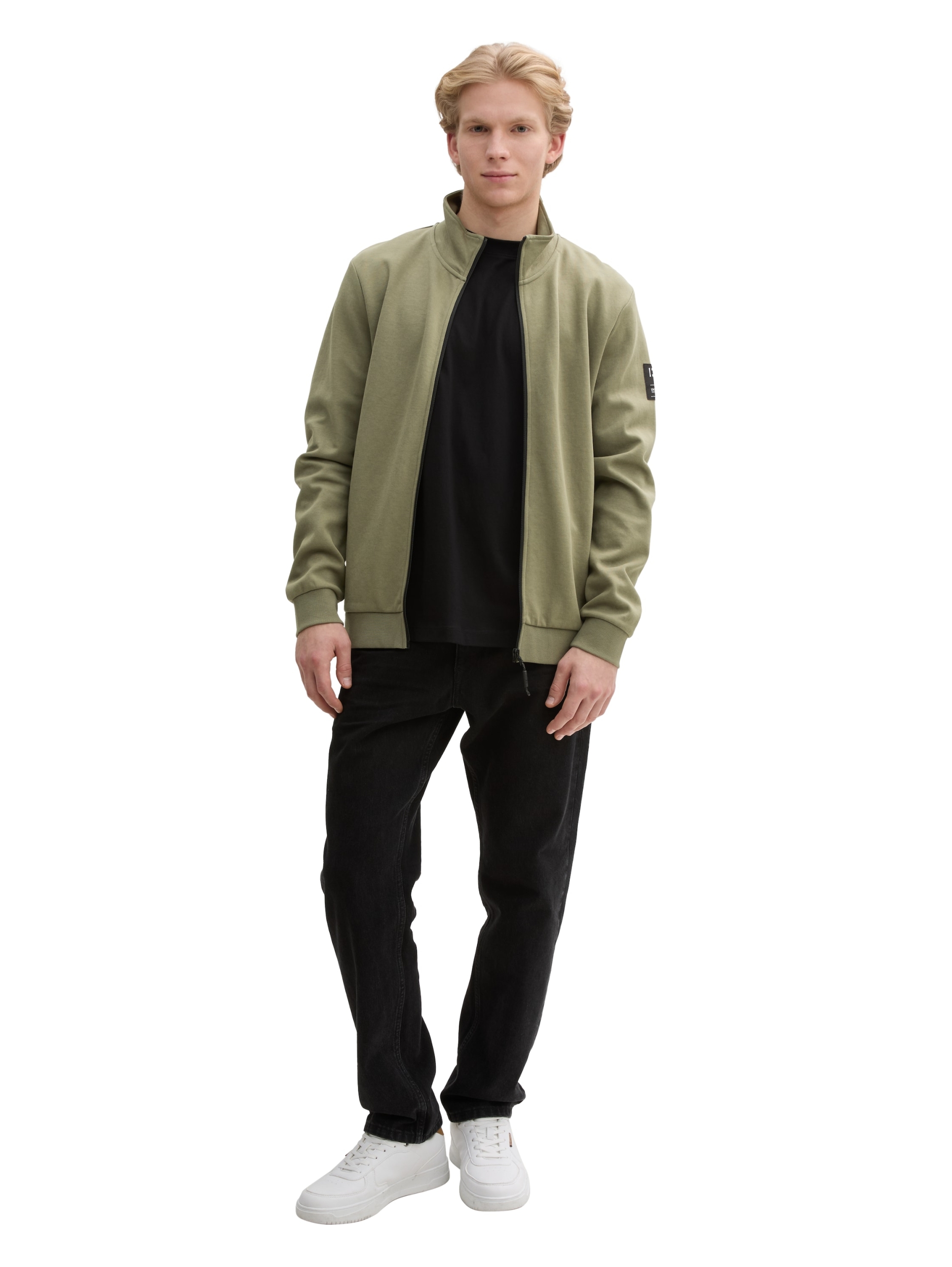 Sweatjacke mit Stehkragen #3