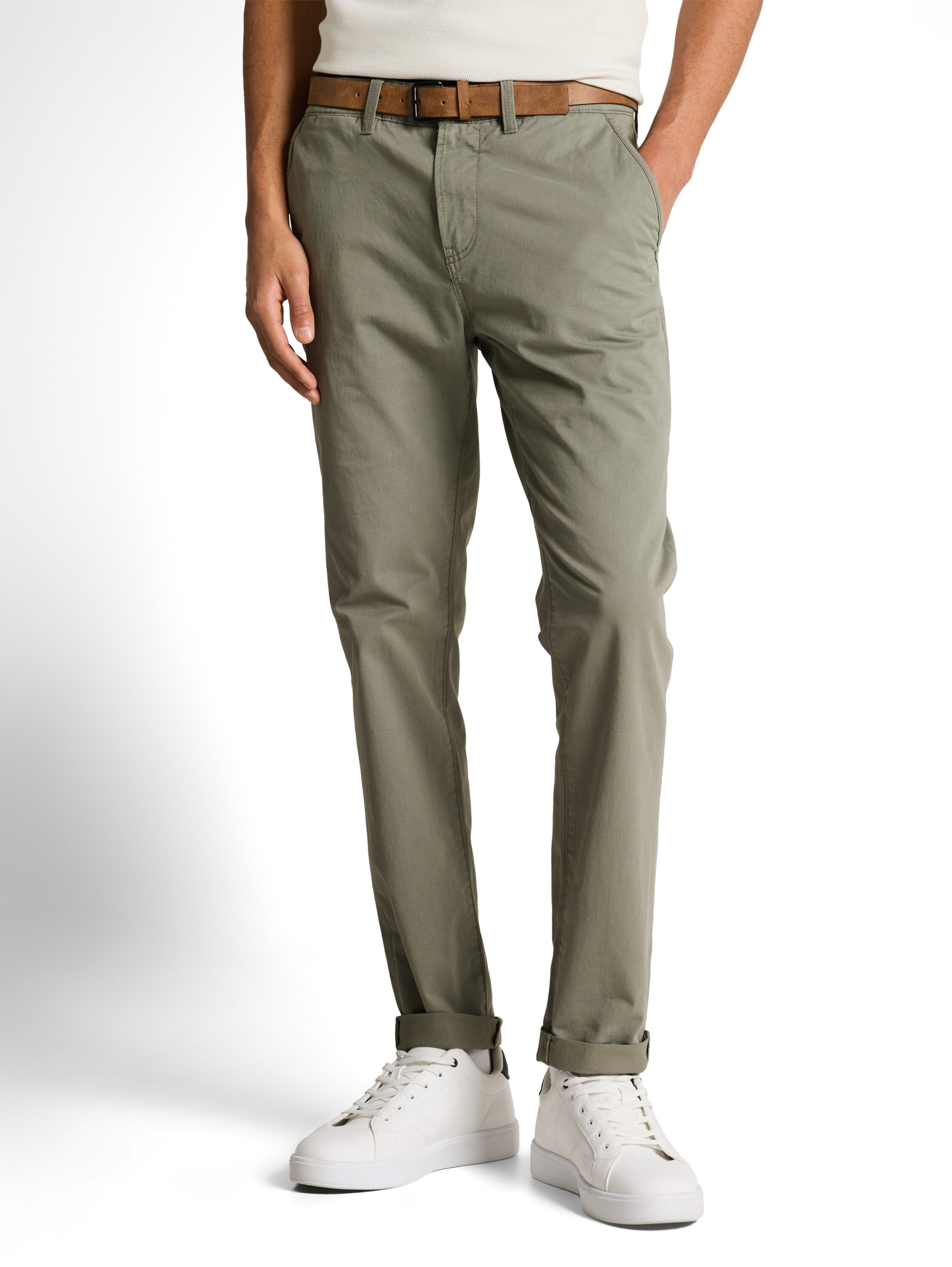 slim chino with belt #2