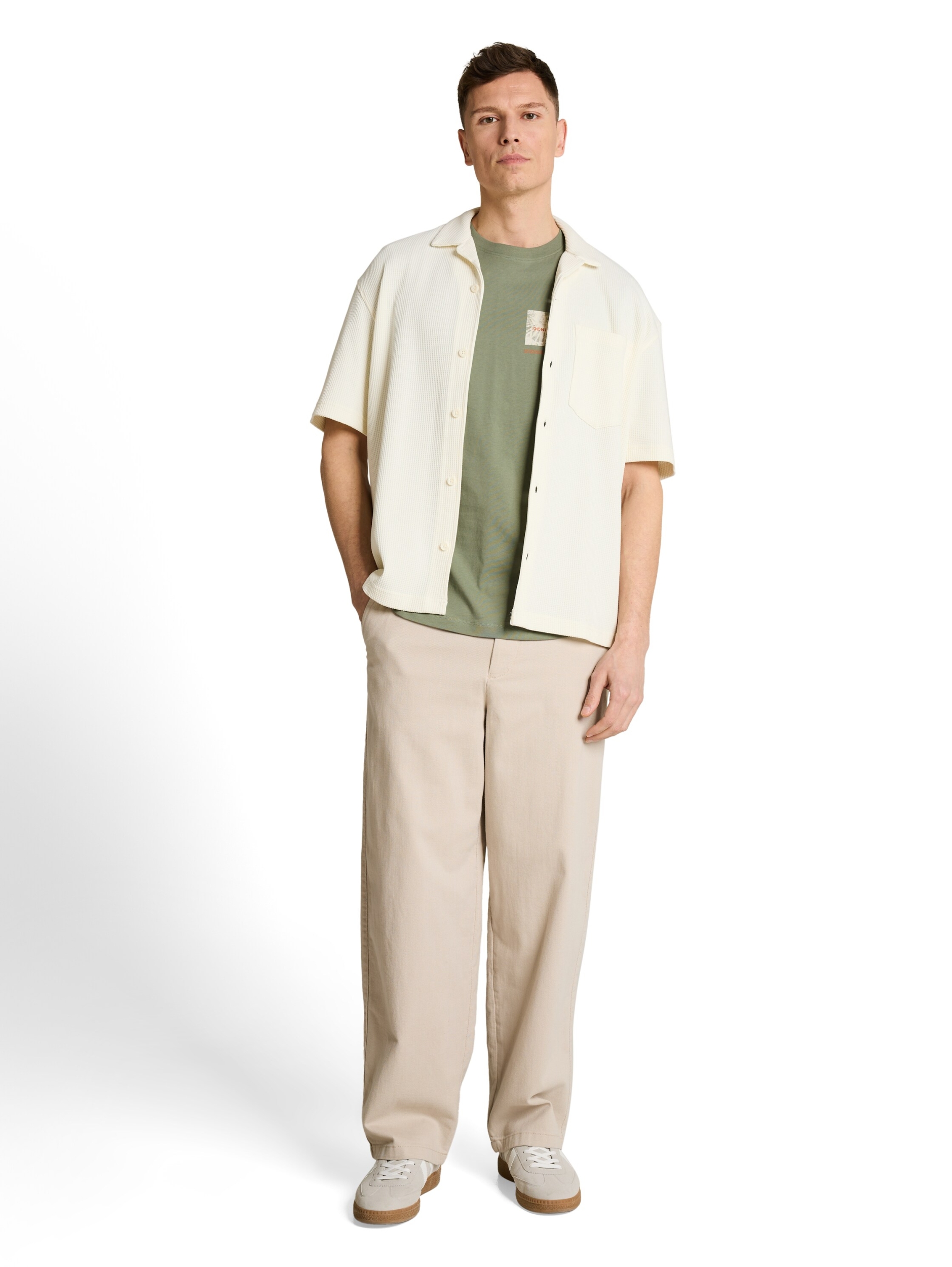 rounded hem printed t-shirt #3