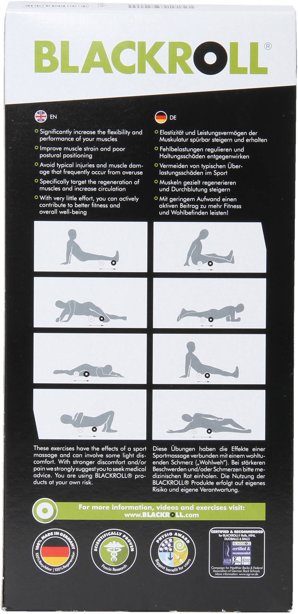BLACKROLL Blackroll Faszienrolle #4