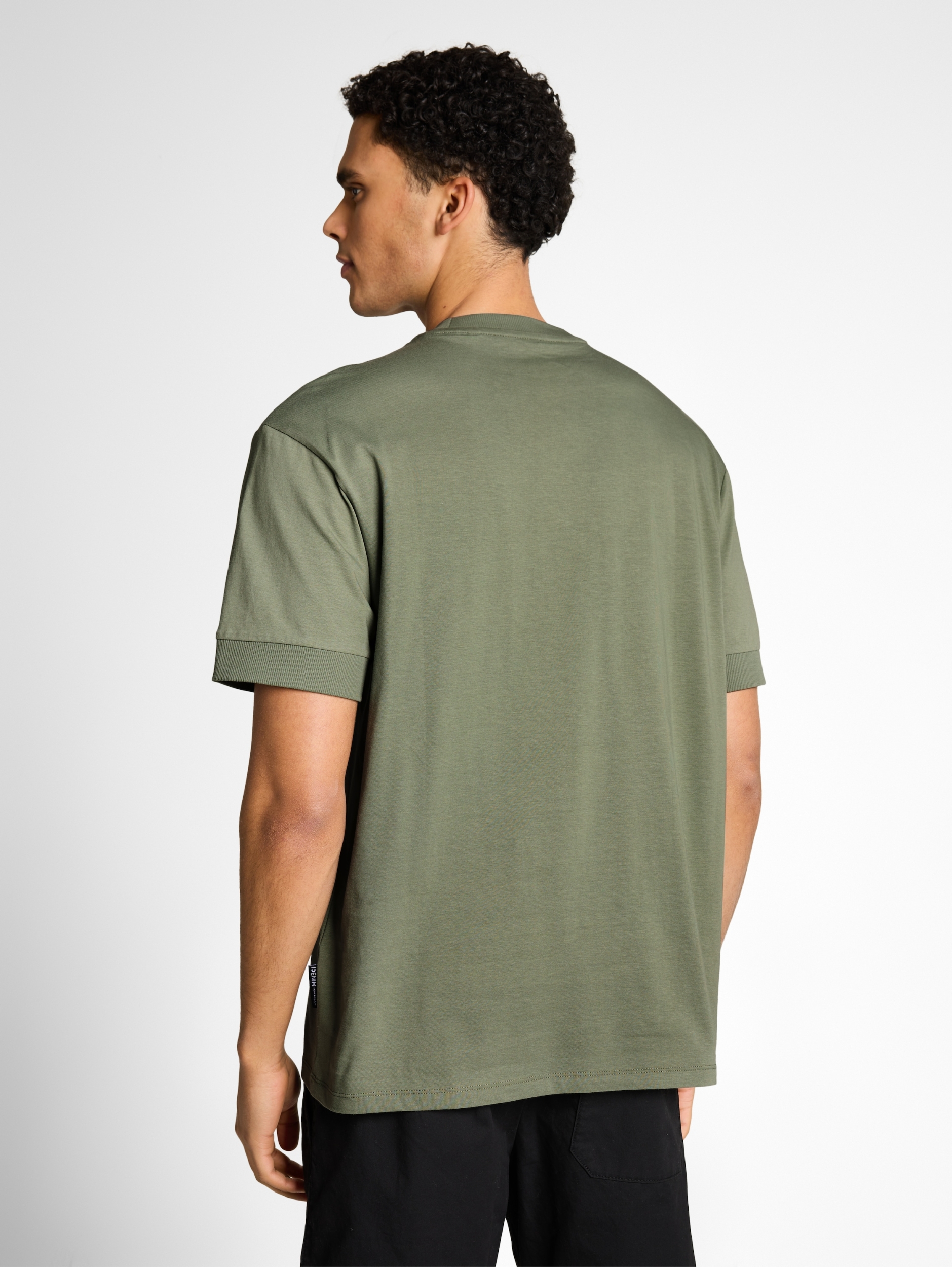 relaxed rib sleeve t-shirt #4