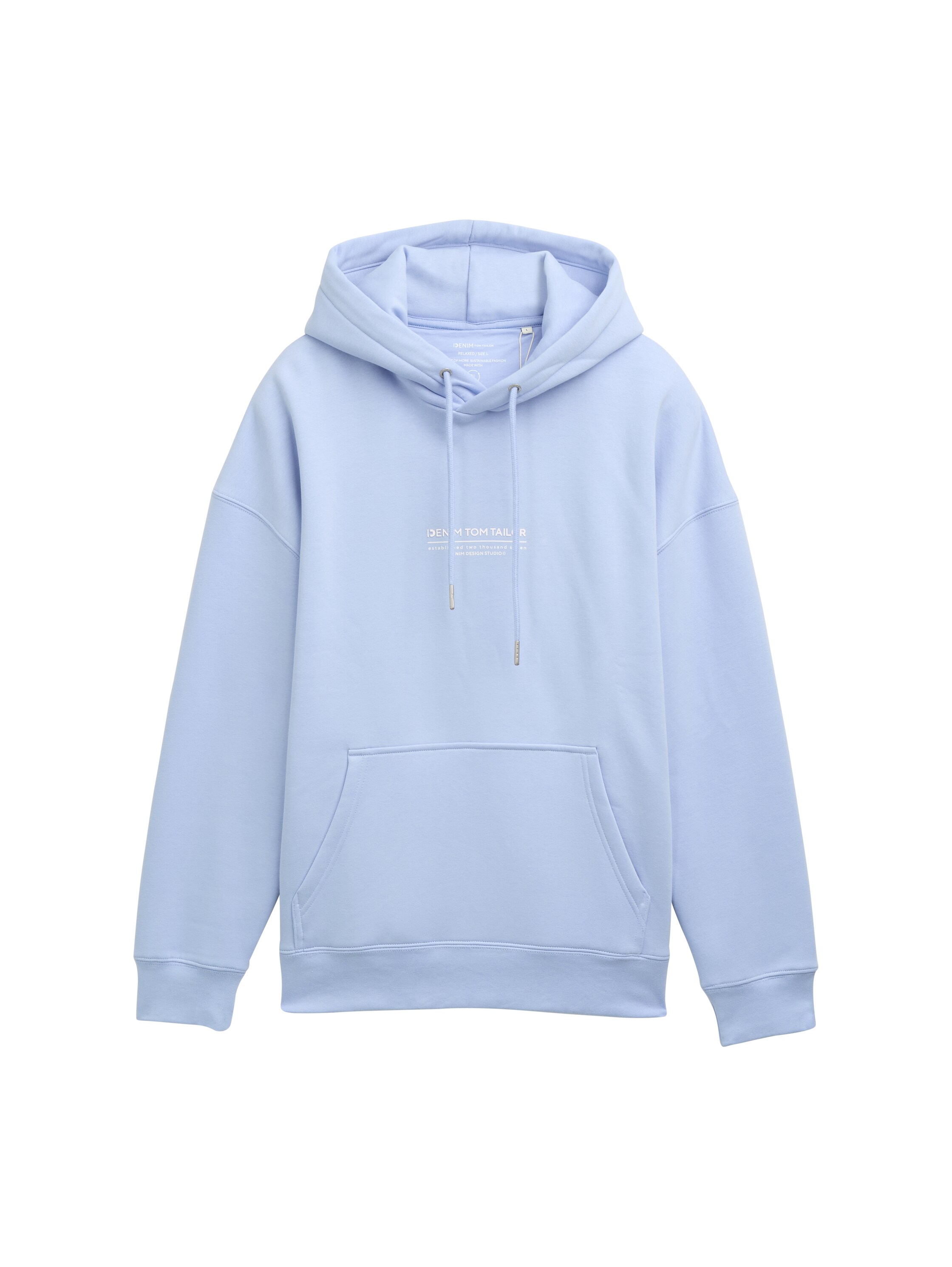 Relaxed Hoodie Sweatshirt mit Logo Print