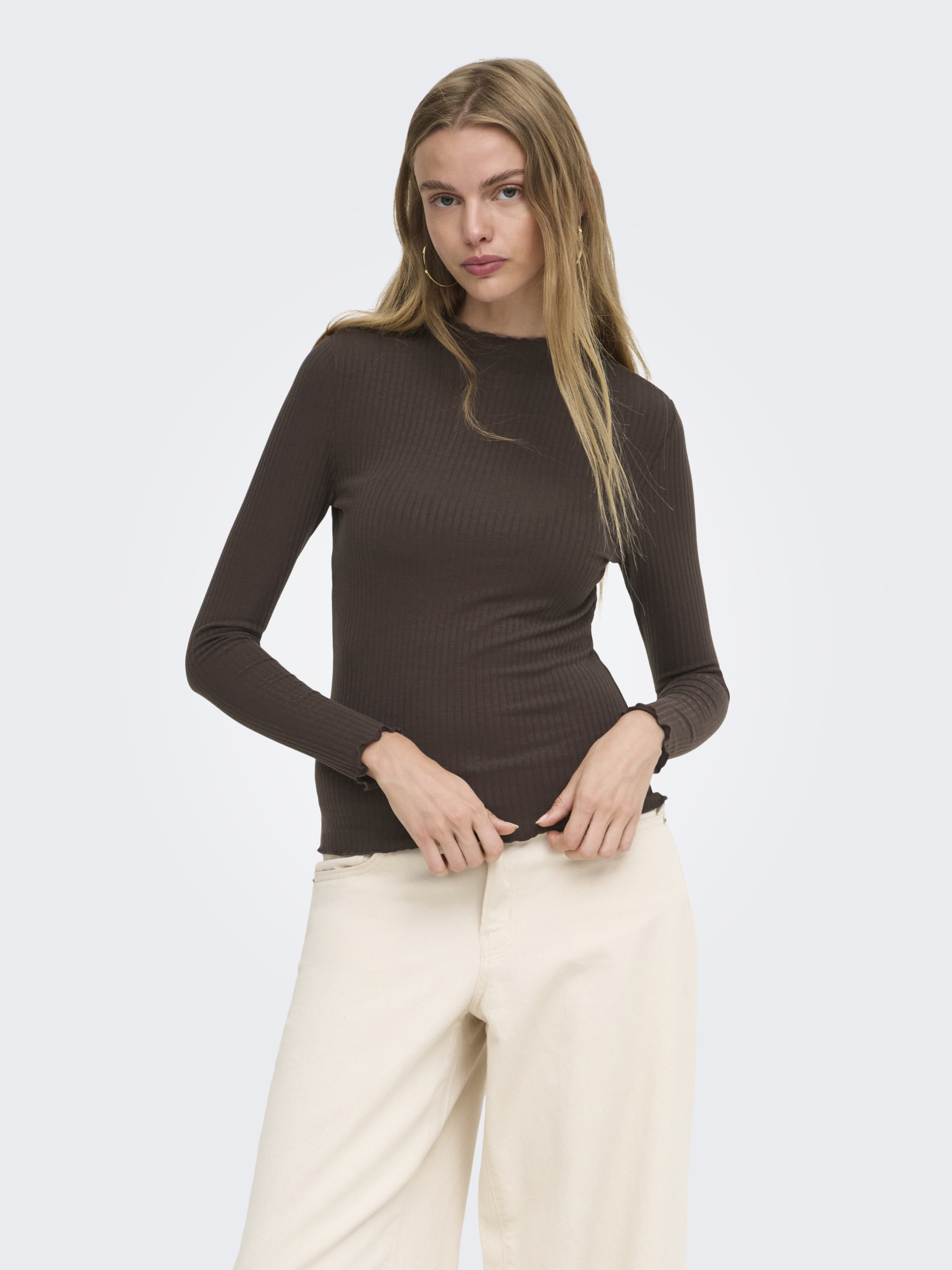 ONLEMMA L/S HIGH NECK TOP NOOS JRS #4