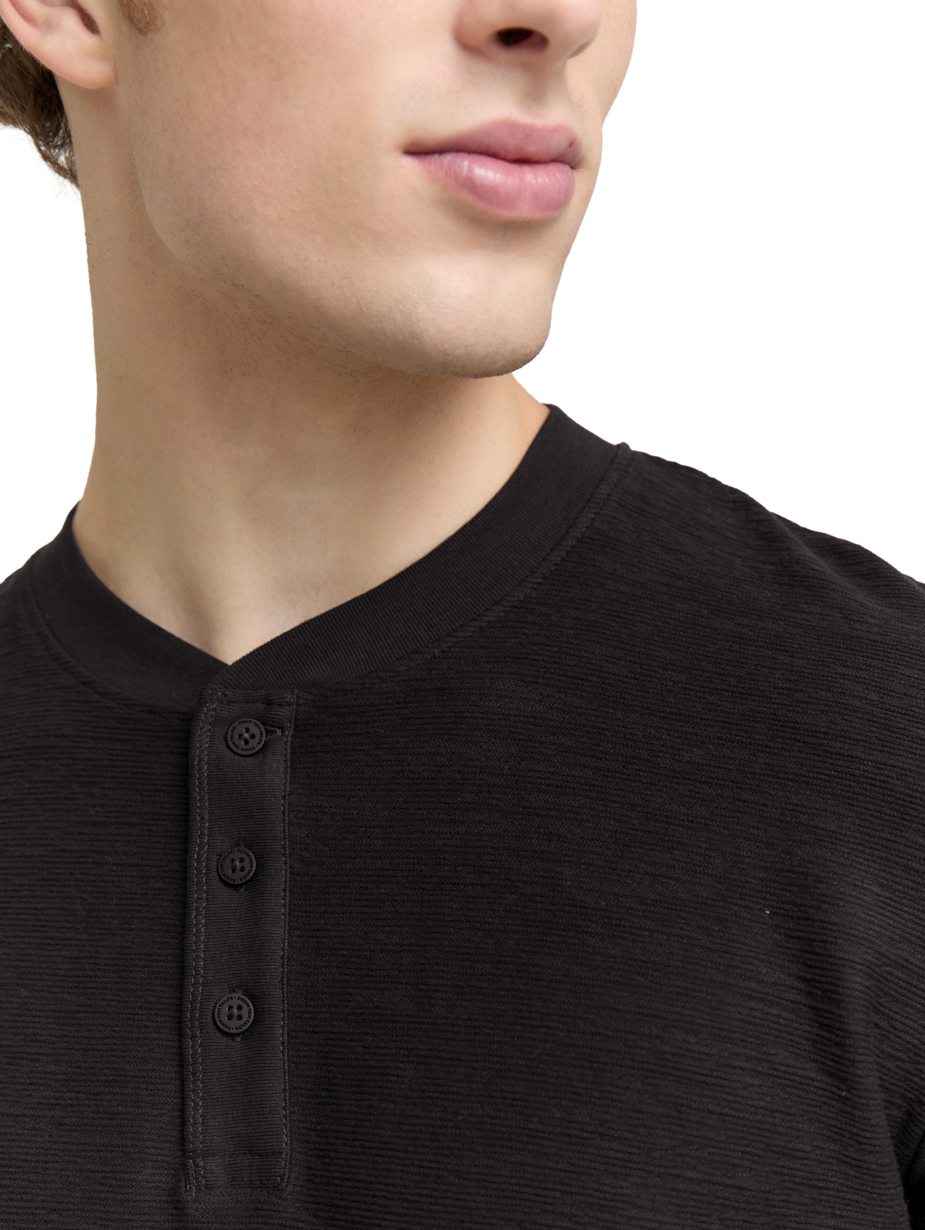 structured longsleeve henley #6