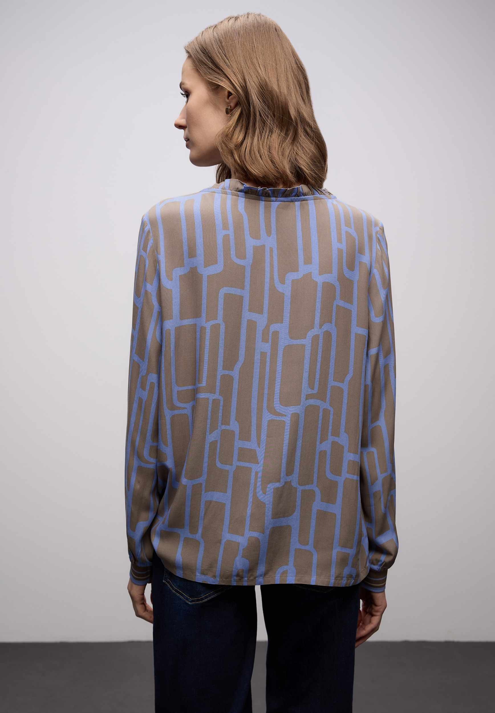 LTD QR Tunic blouse w tapes AO #5