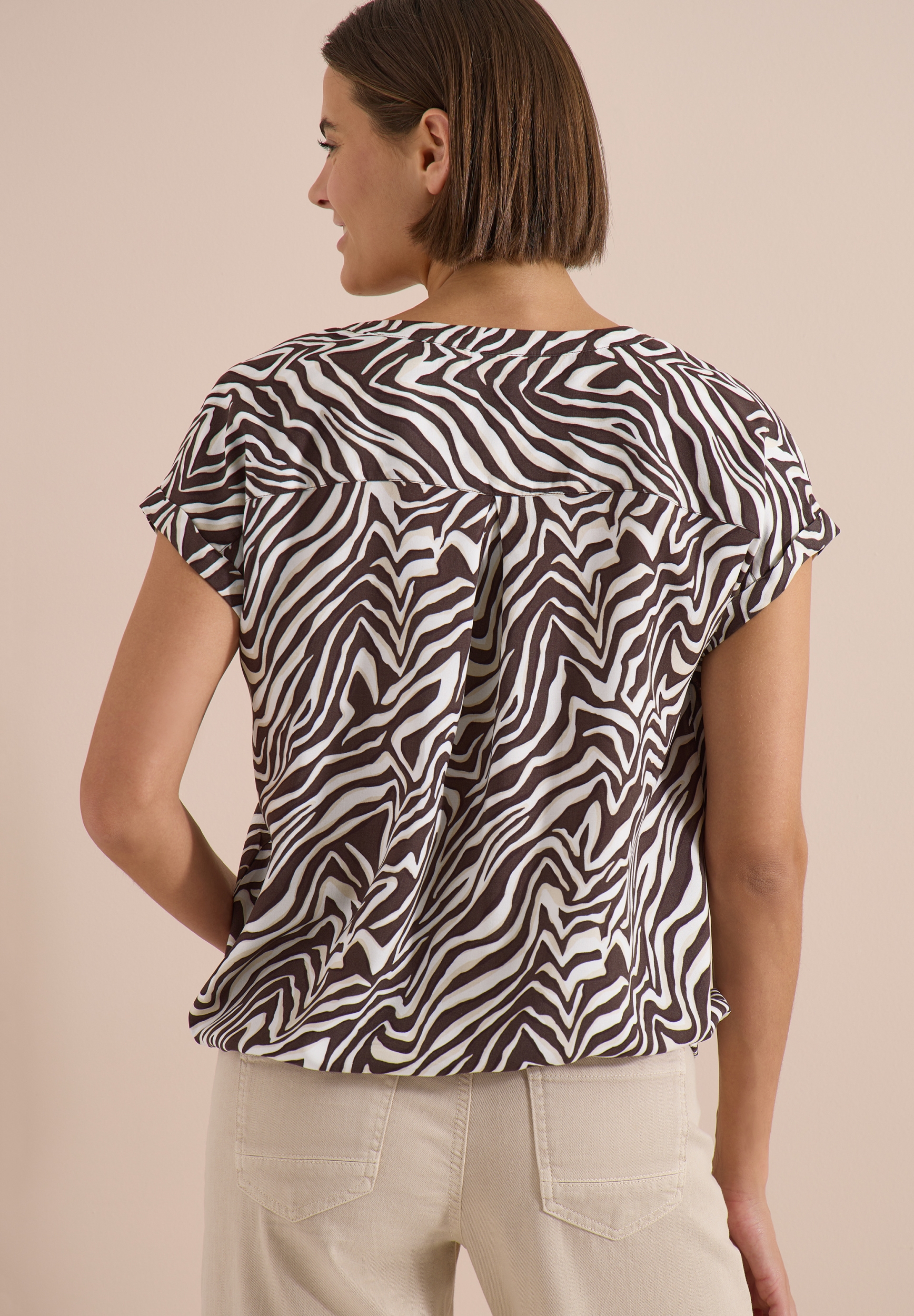 EOS_small zebra Printed Blouse #4