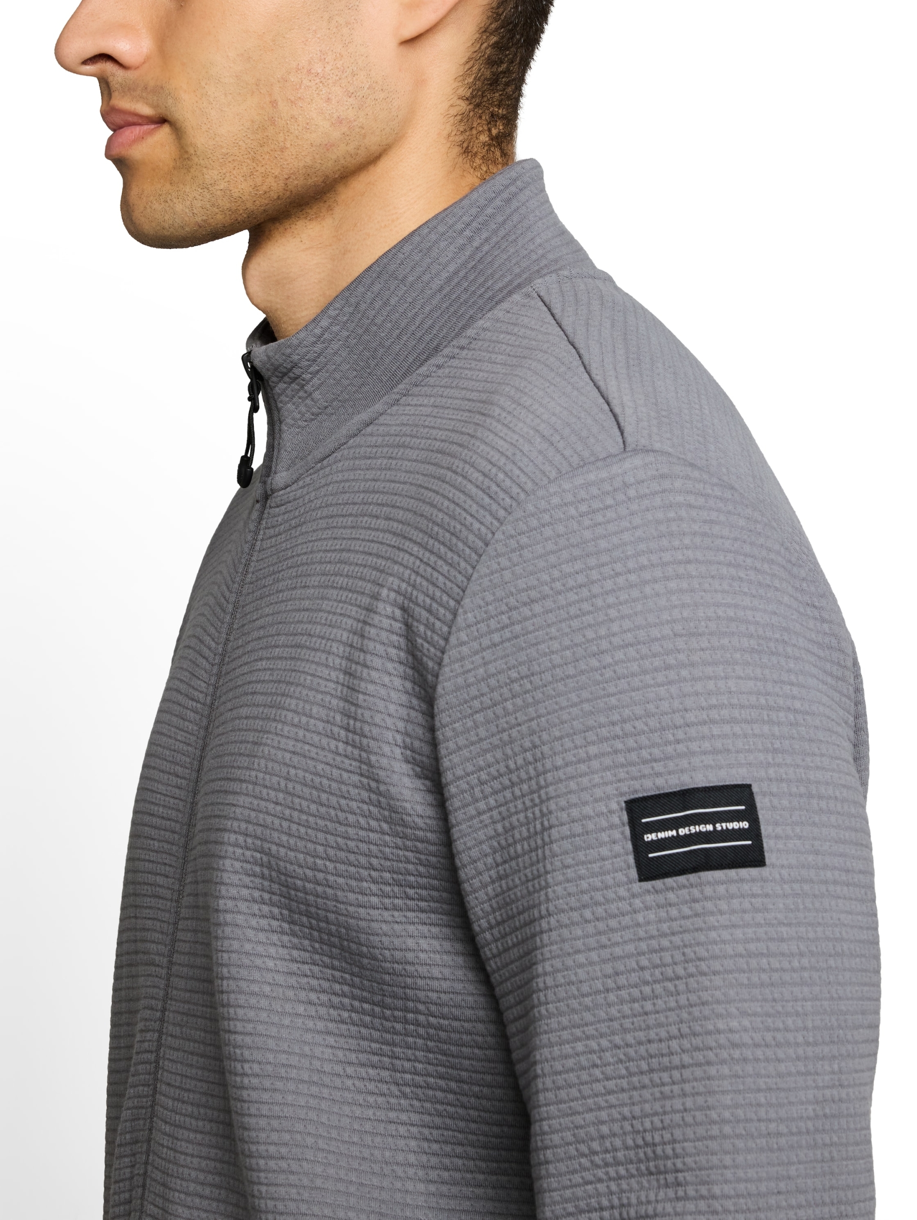 structured stand up sweat jack #6