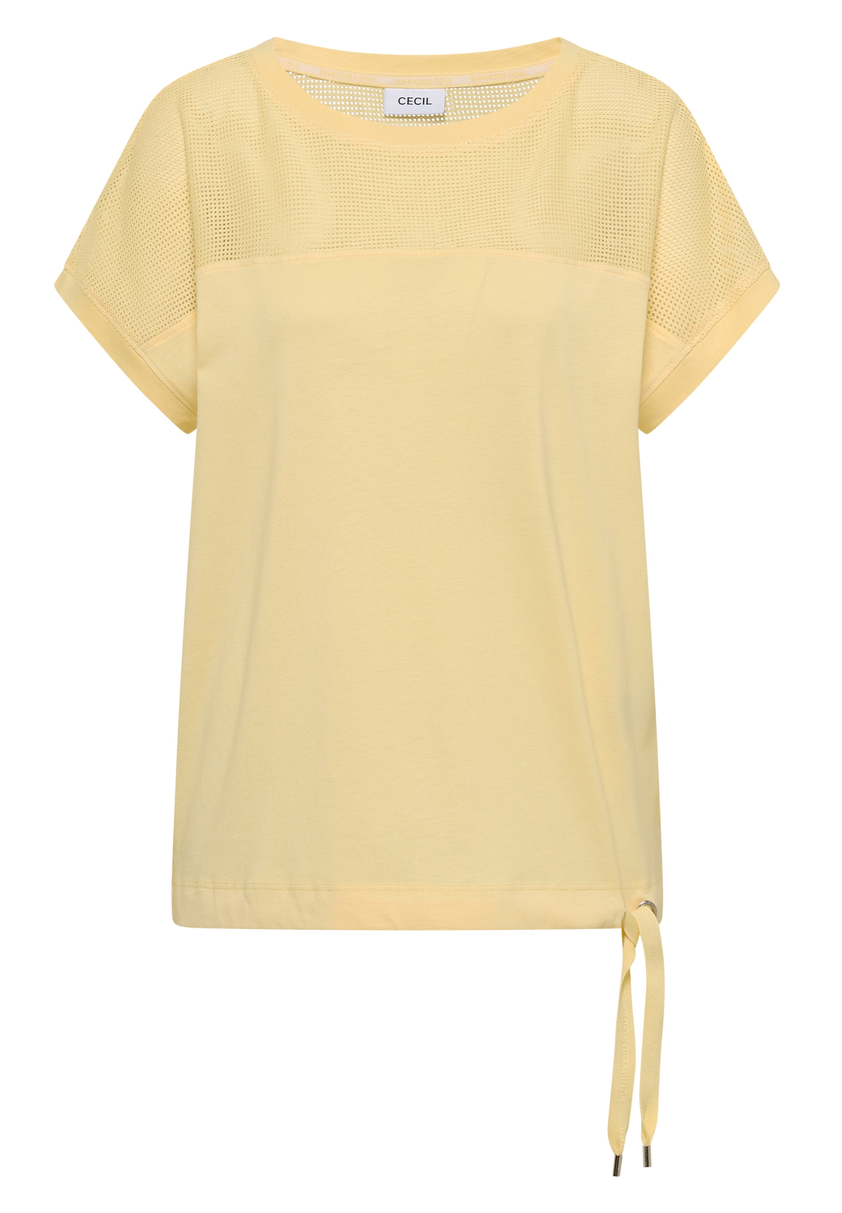 TOS Solid Mesh Insert T-Shirt #1