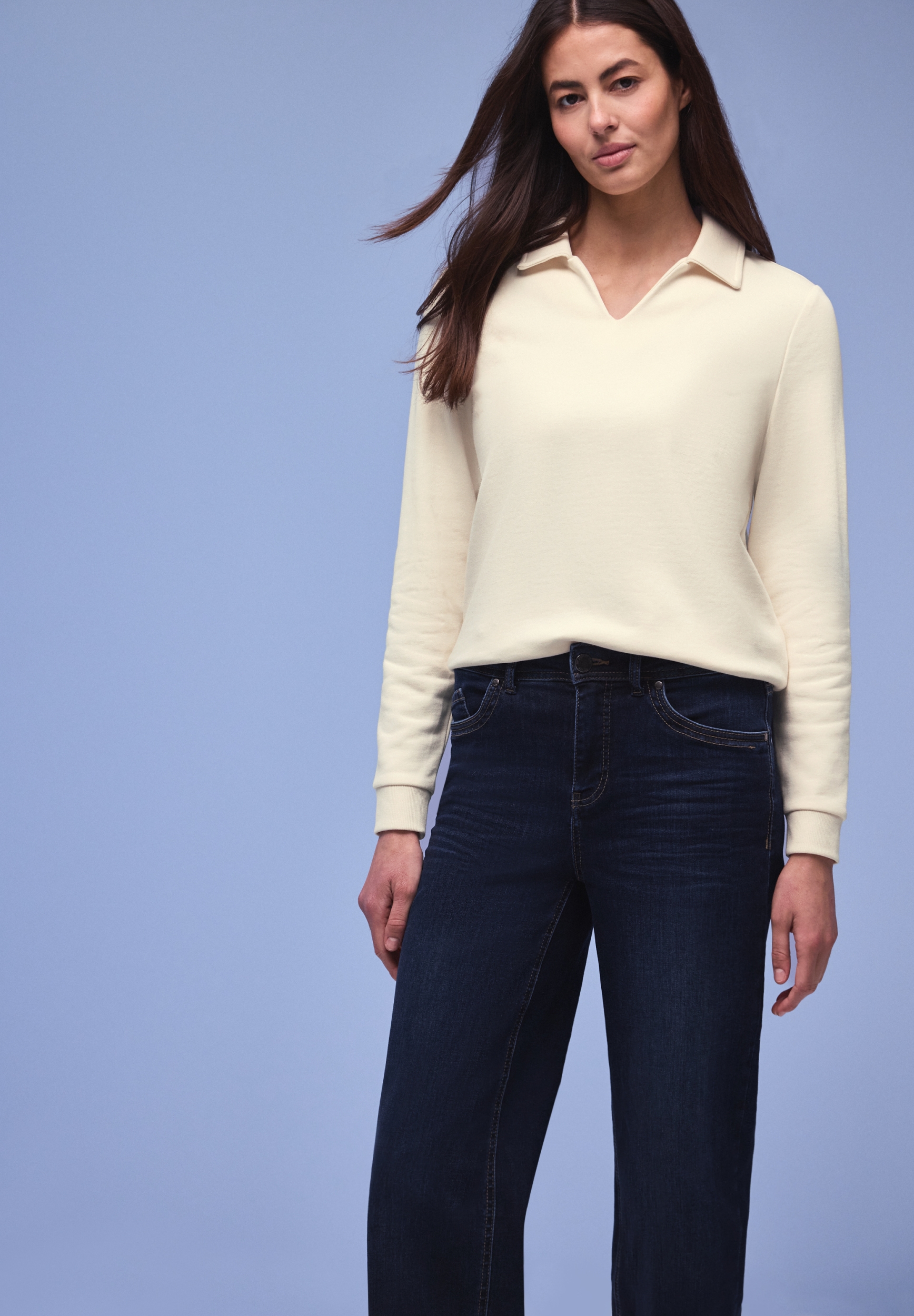 Pullover w. Shirt-Blouse Colla #3