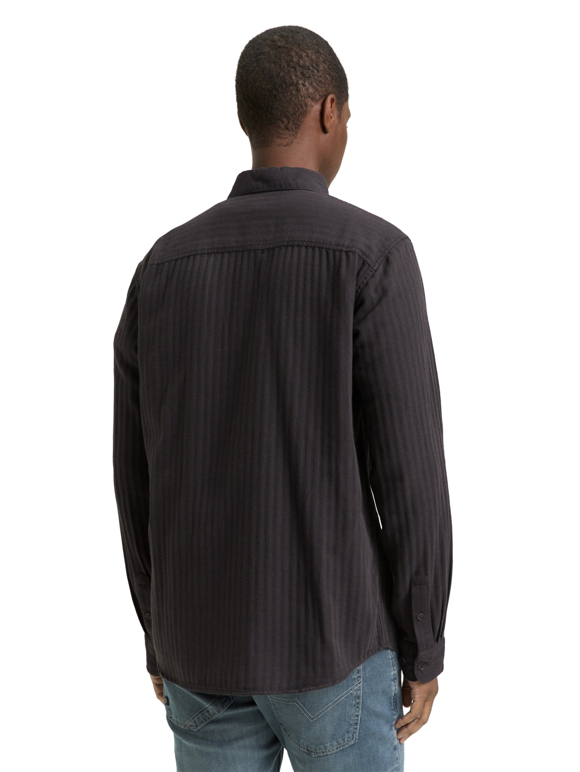 twotone herringbone shirt #4