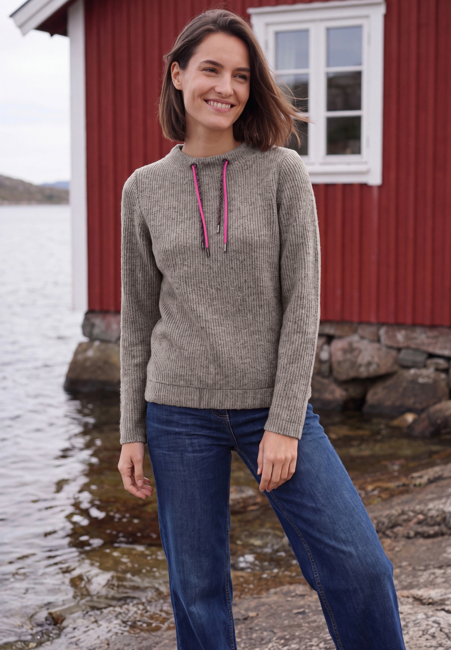 TOS Cosy Rib Funnel Neck #5