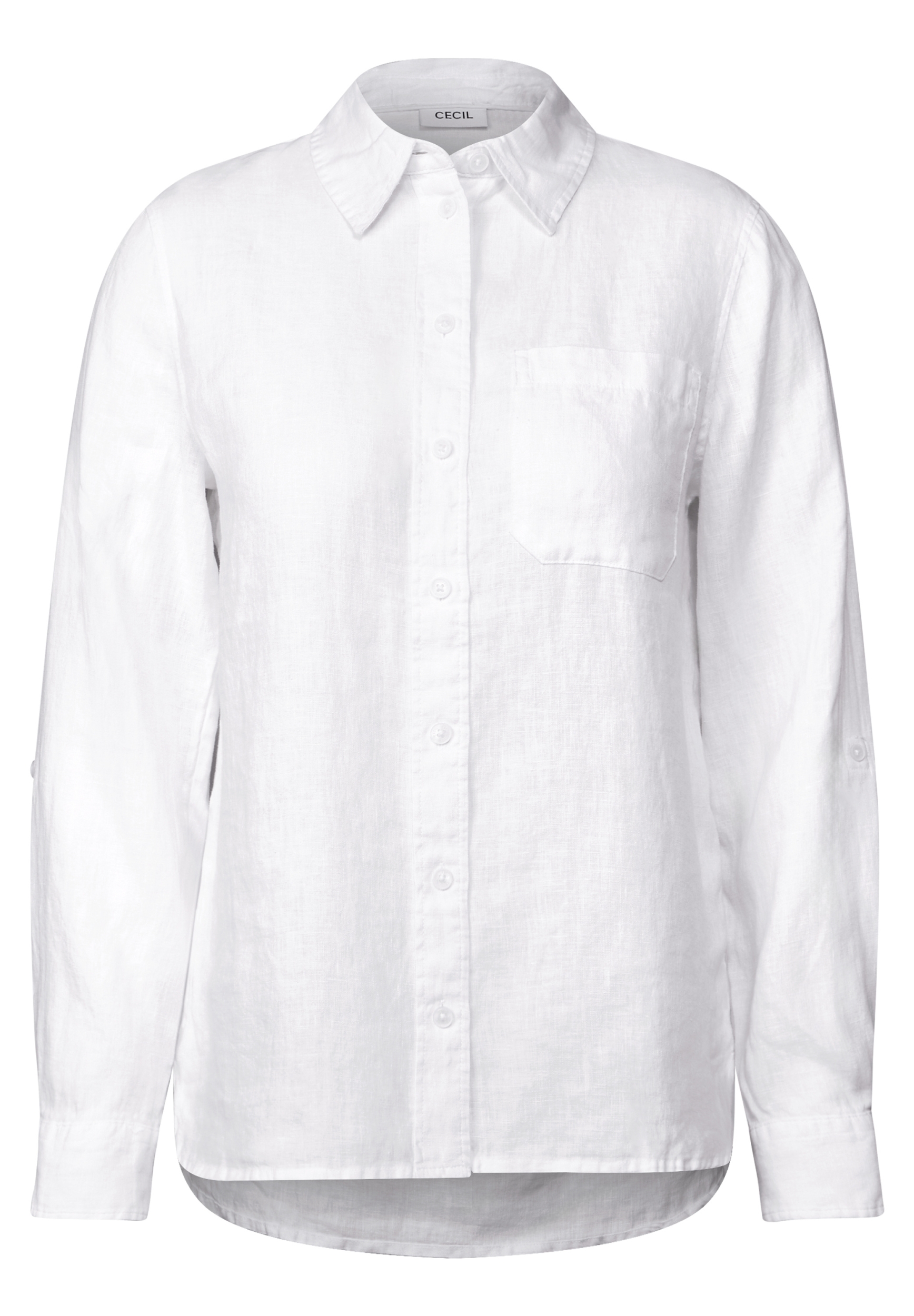 LINEN_ Solid Shirt Blouse #1