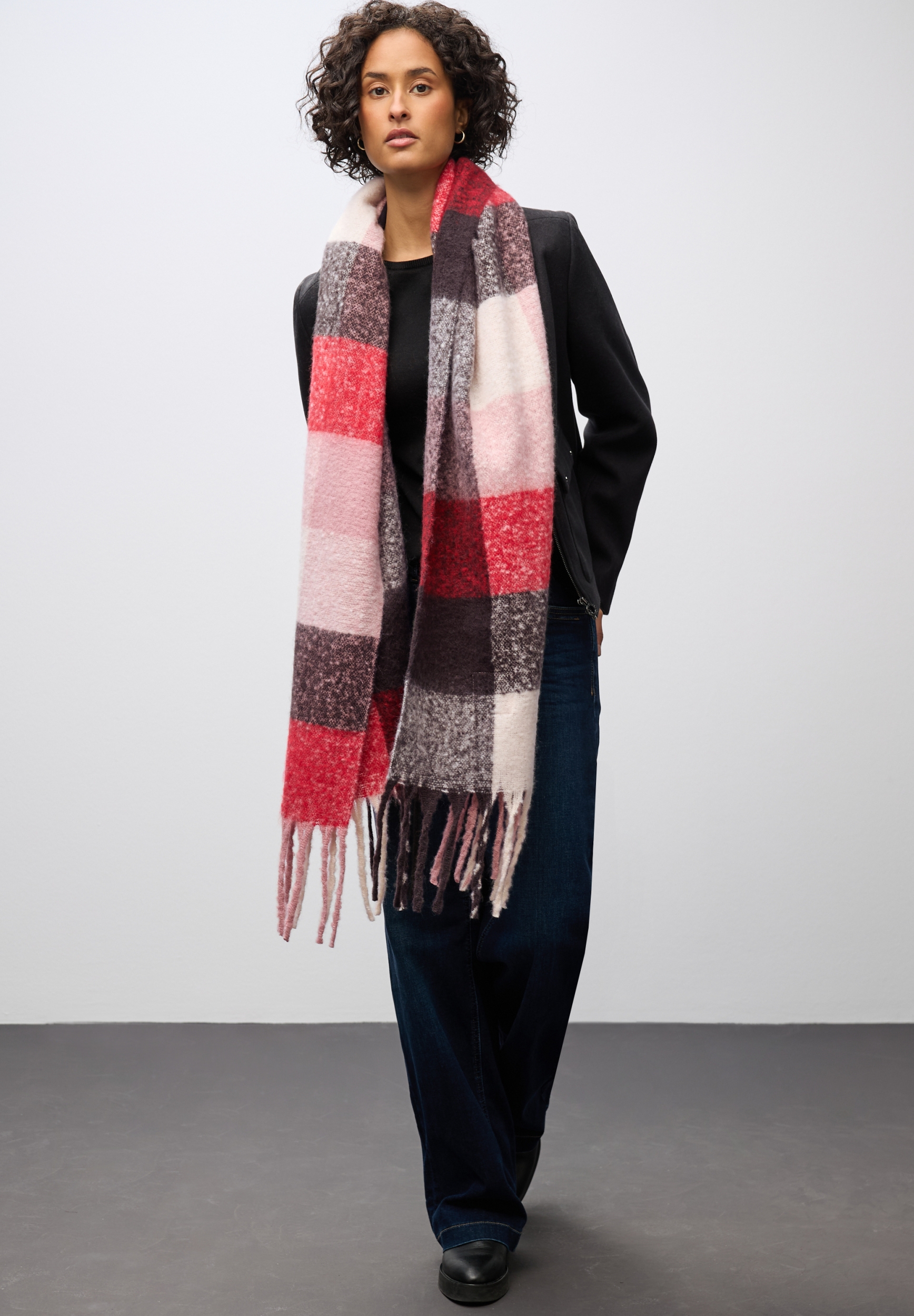 Big Cosy Madras Check Longscar #1