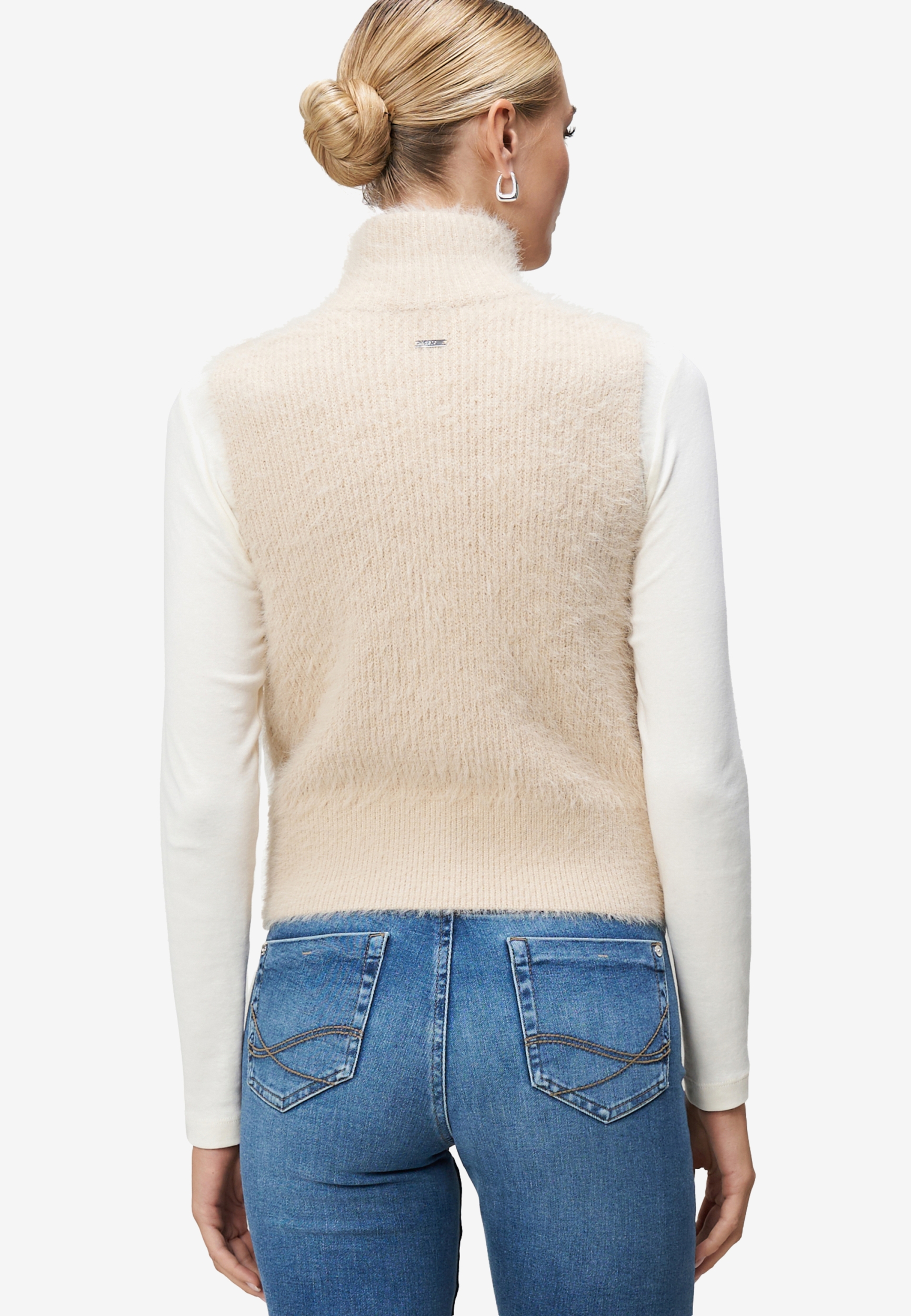 Strickjacke Kurz ohne Arm #10