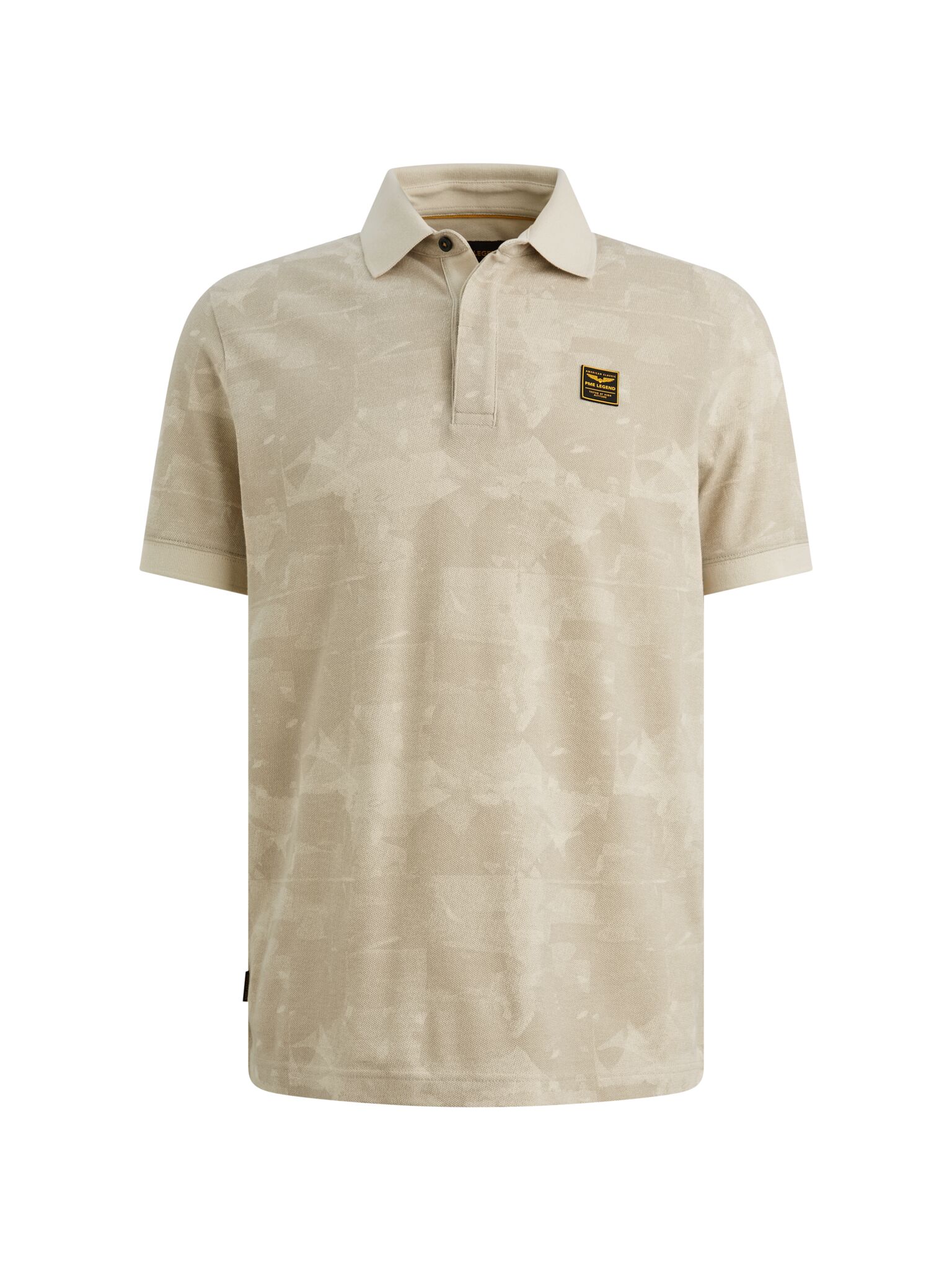 Short sleeve polo printed two tone #1