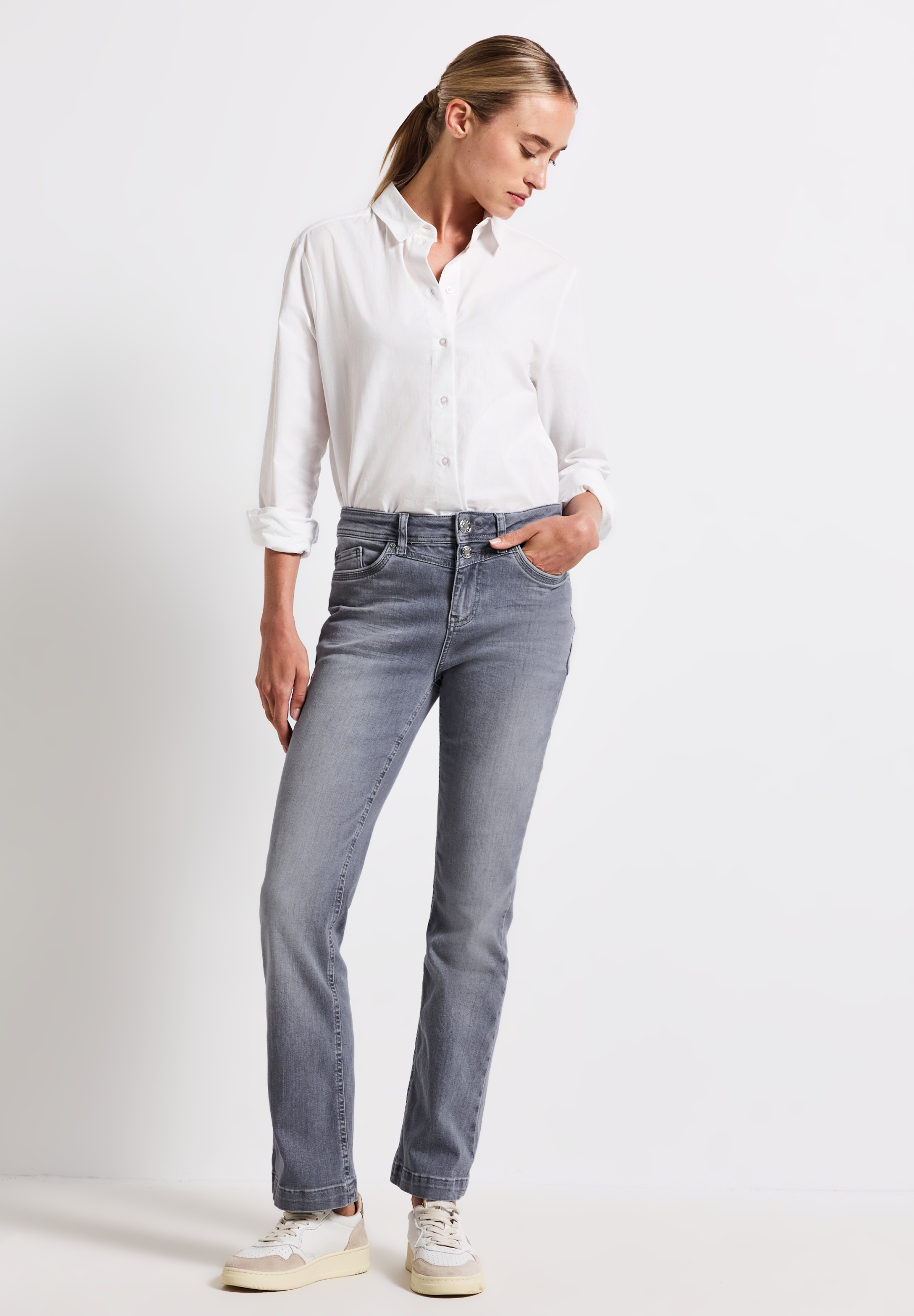 Style QR Bootcut.hw.light grey #6