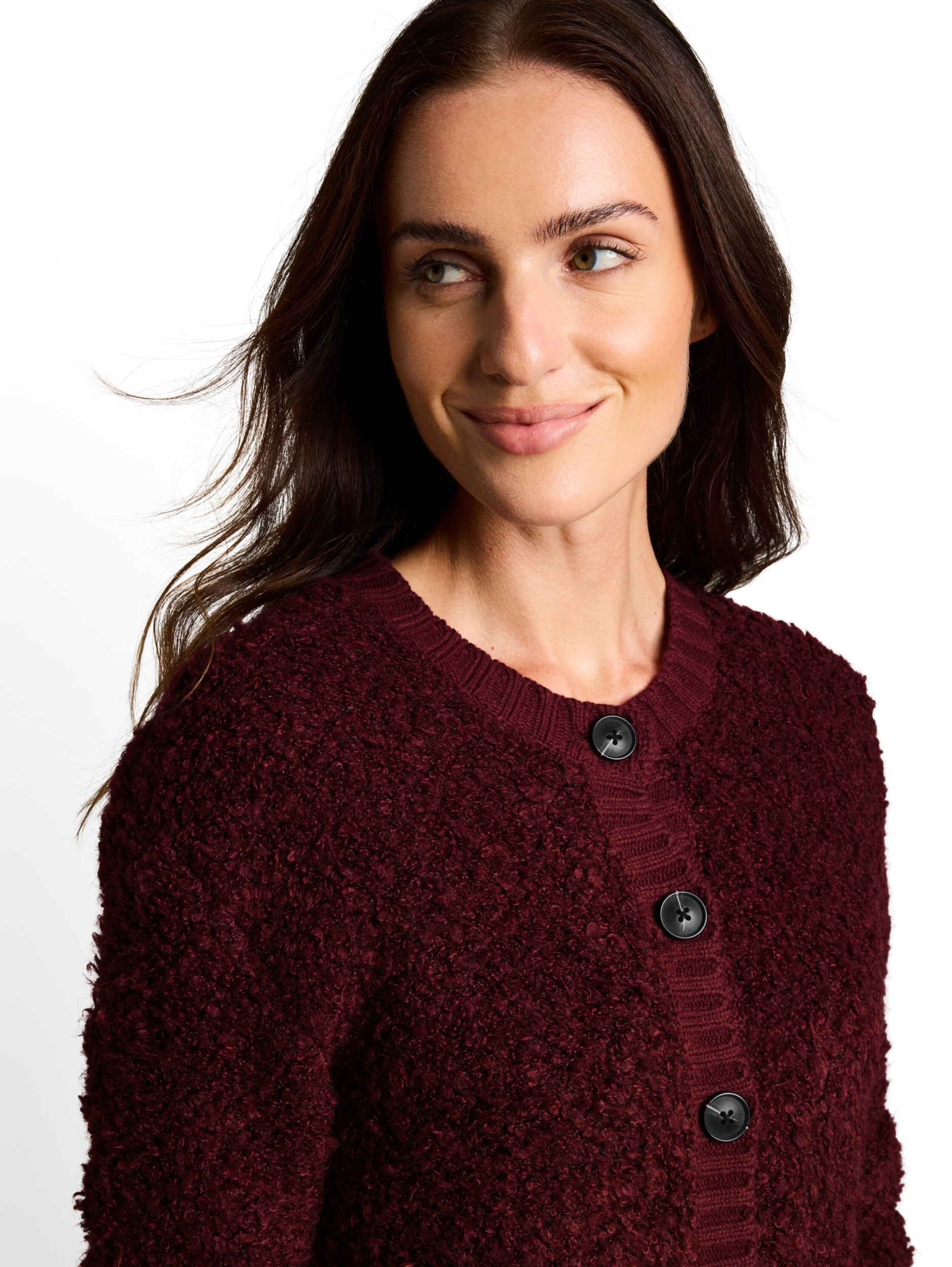 knit bouclé cardigan #8