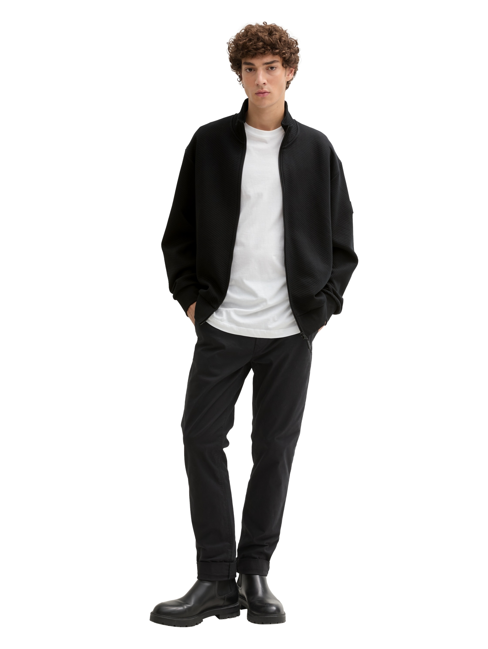 Sweatjacke mit Struktur #3